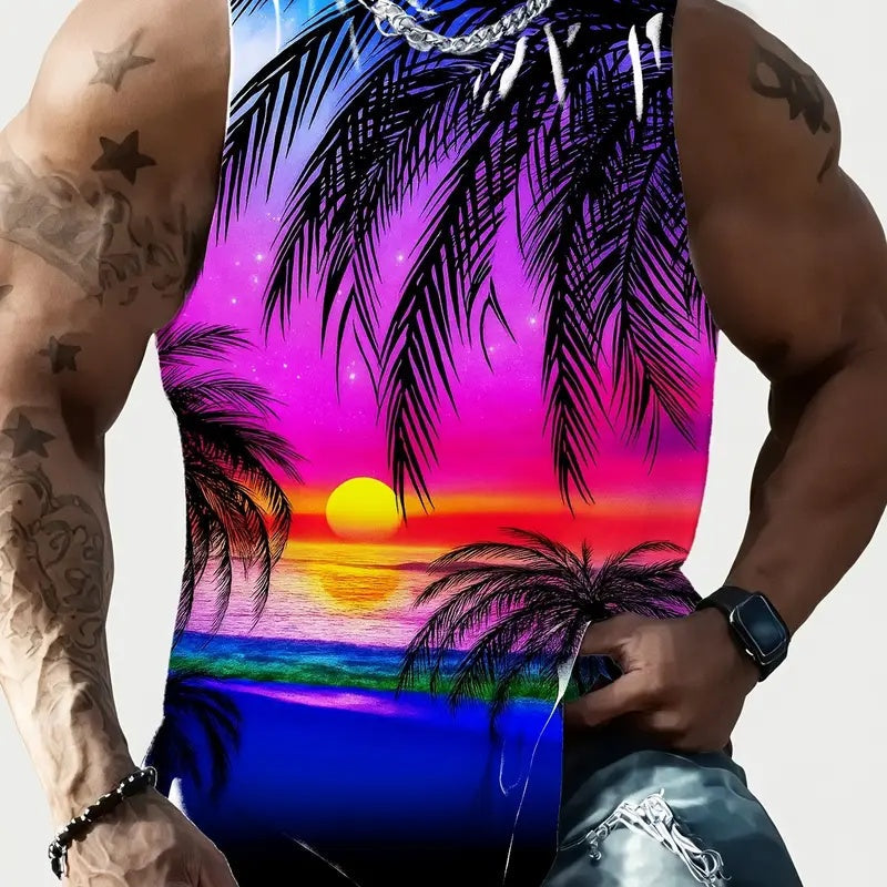 Full Printed Vest Made Of Polyester Material ferrersa