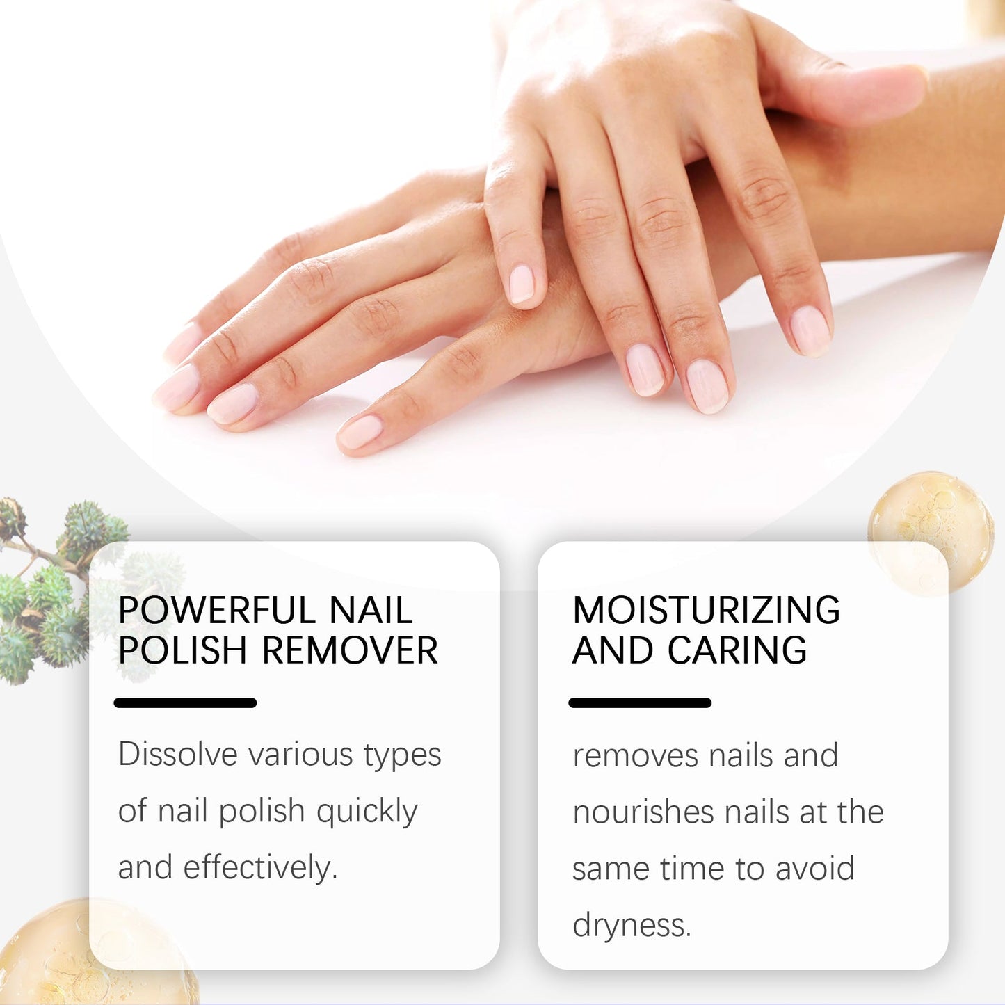 OUHOE Nail Polish Remover, Nail Glue Dissolver, Nail Polish Remover, Gentle Nail Polish Remover Primer And Nail Polish Products eprolo