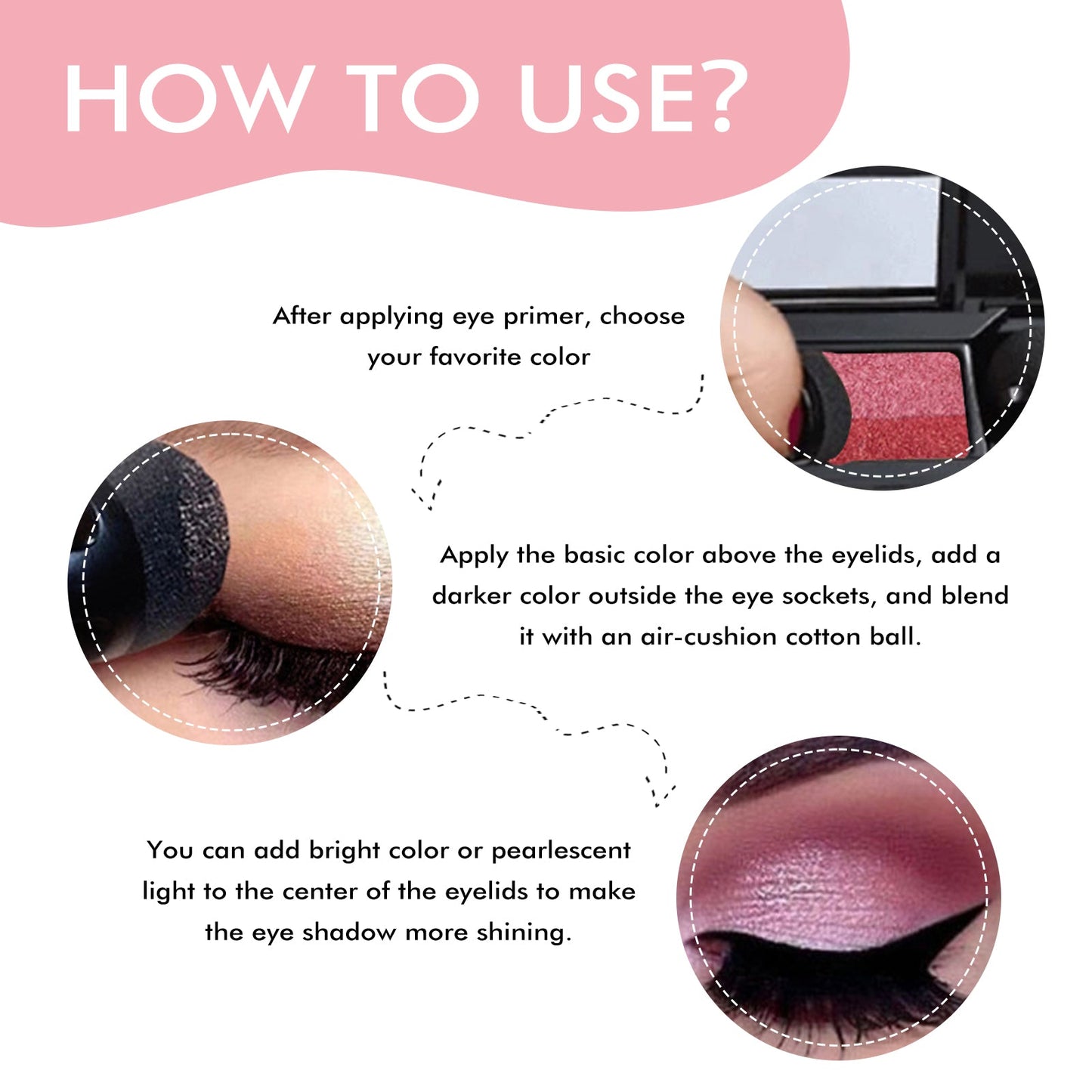 Lazy Eye Shadow, Natural Development Pearlescent Matte Beginner Daily Makeup Glitter Eyeshadow eprolo