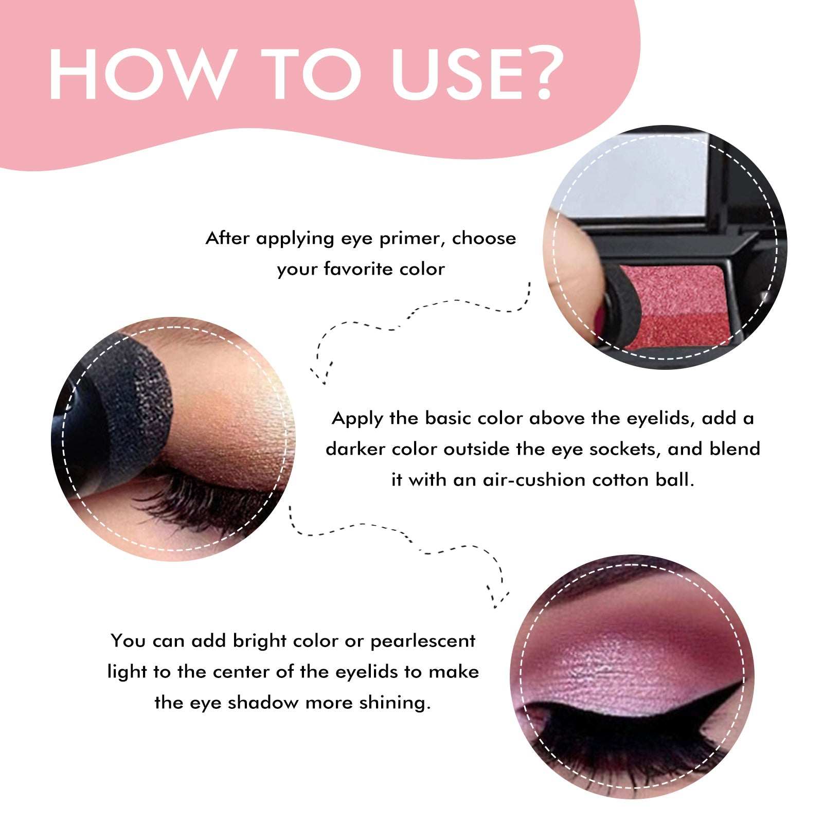 Lazy Eye Shadow, Natural Development Pearlescent Matte Beginner Daily Makeup Glitter Eyeshadow eprolo