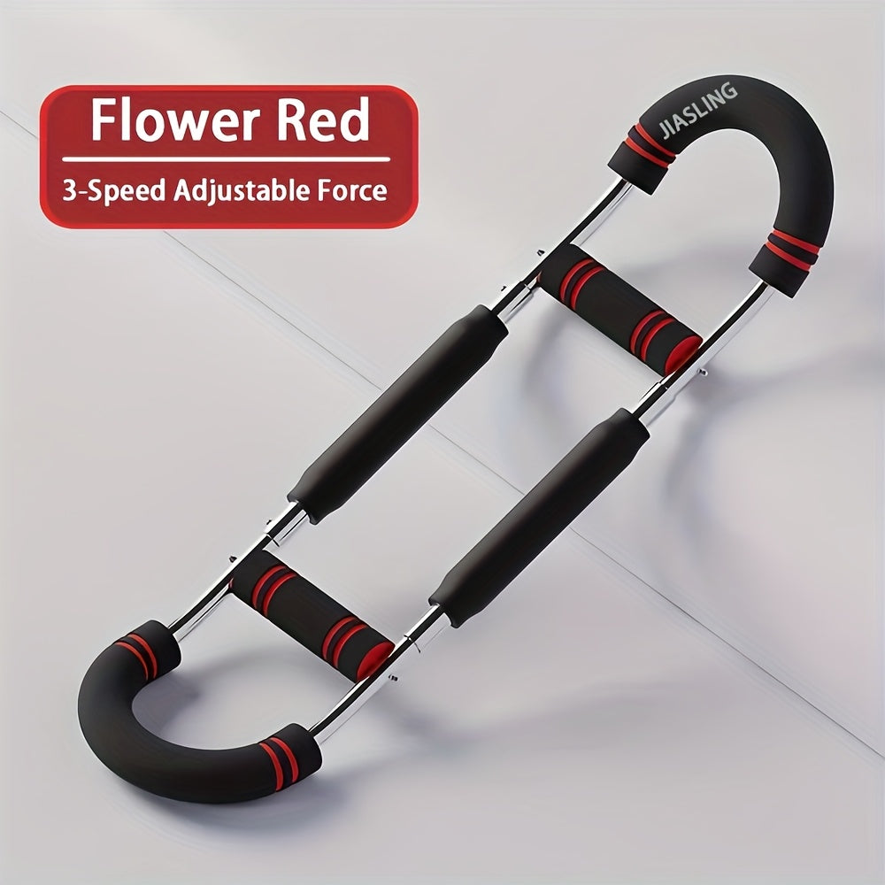 Portable Home Gym Equipment] Arm Strength Trainer U-Shaped Multi-Functional Adjustable Forearm Strengthener Chest Exercise Equipment, Triceps, Portable Spring Resistance 2 Levels Of Adjustable Resistance Bands, Comfortable G ferrersa