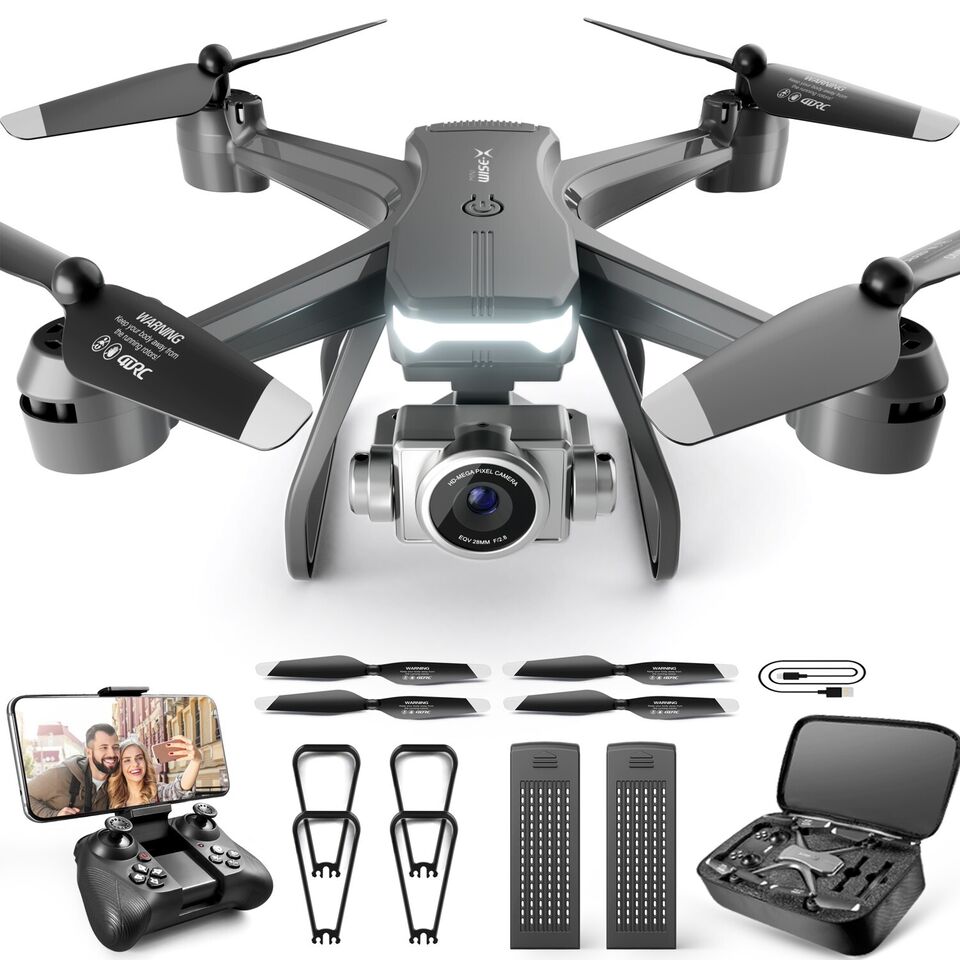 V14 Professional Drone 6K HD Dual Camera Wifi FPV Portable RC Quadcopter 2 BATTERY,Drones Suitable For Adults & Beginners.Logistics Is Randomly Sent By UPS,USPS,Self-pickup. DC-Powered by People