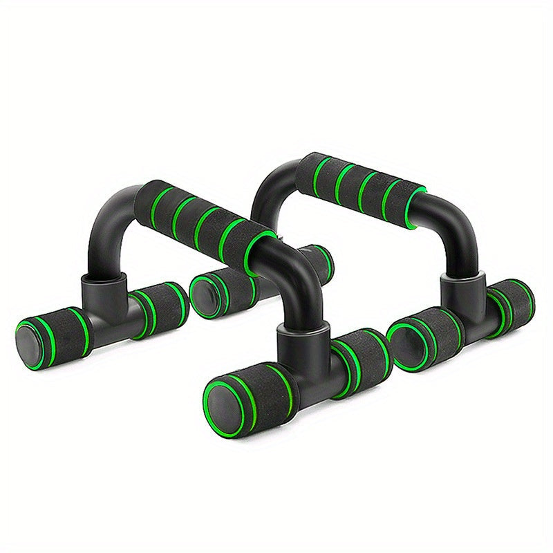 Holiday Gift, Home Workout Equipment, Push Up Bars with Cushioned Foam Grip & Non-Slip Design, Universal, Blue/Red/Green ferrersa