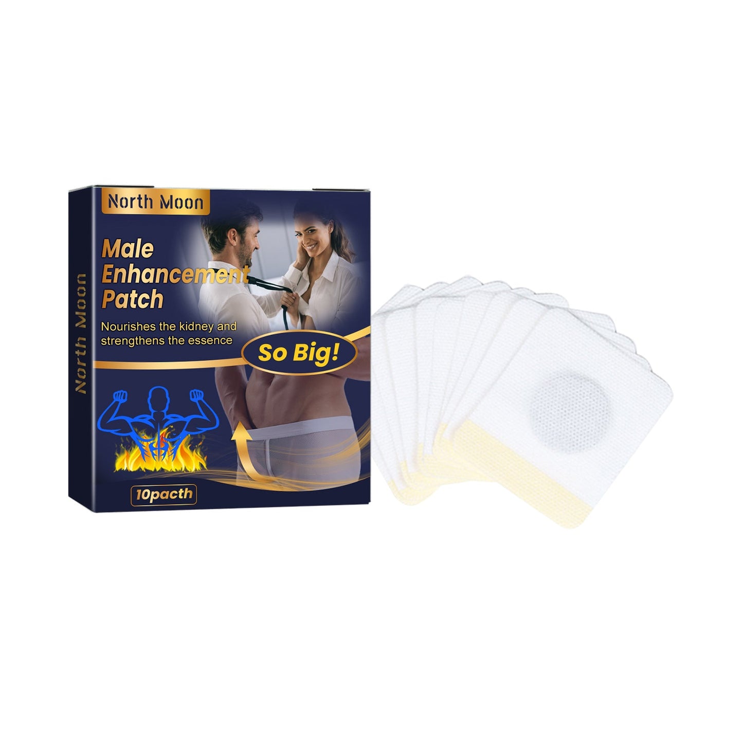 North moon Male Enhancement Patch, Male Nourishing Kidney Private Part Care Sexual Function Enhancement Patch eprolo