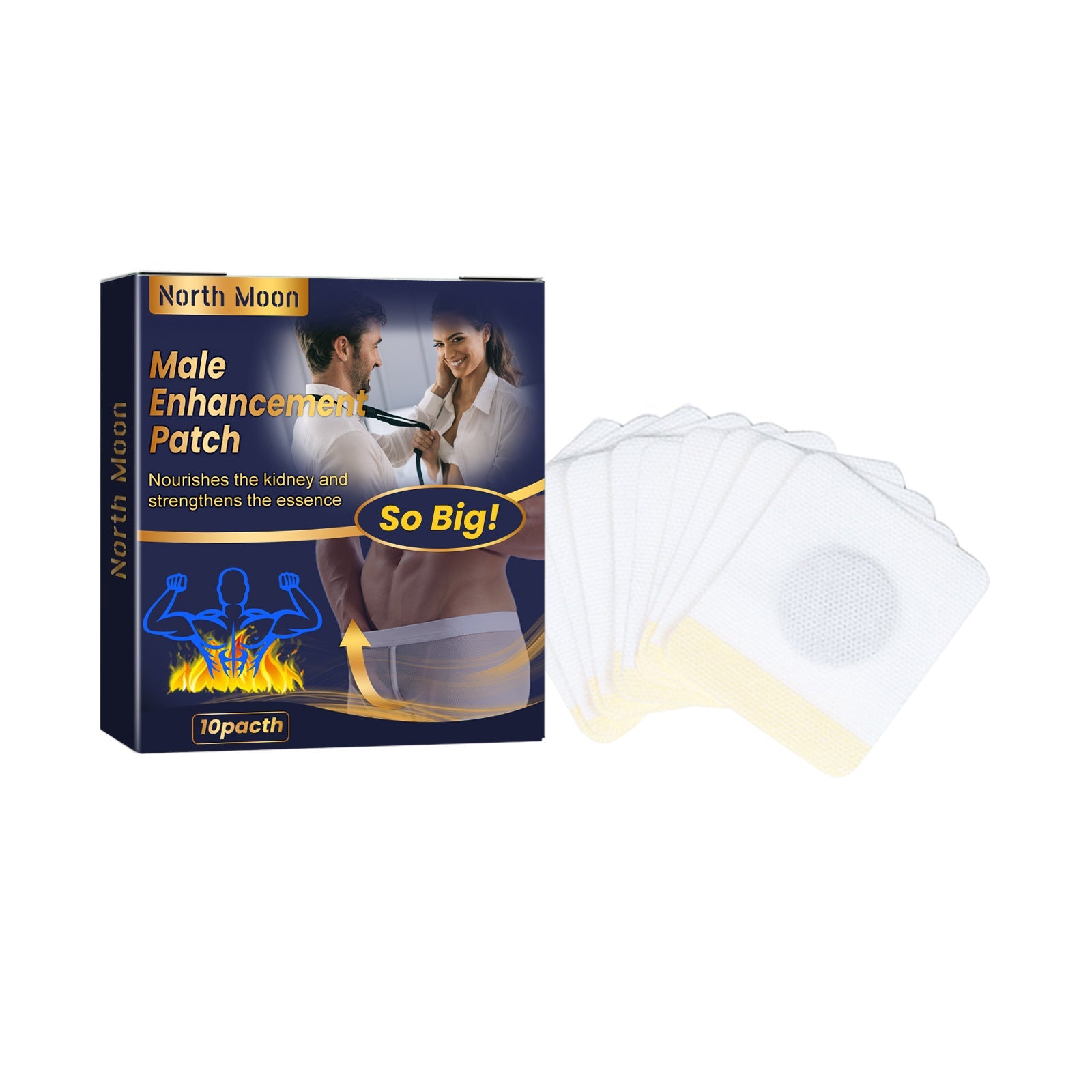 North moon Male Enhancement Patch, Male Nourishing Kidney Private Part Care Sexual Function Enhancement Patch eprolo