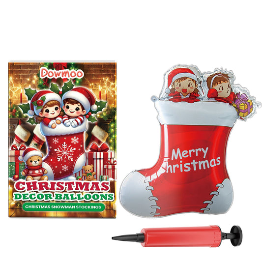Christmas Balloons Balloon Standing Santa Claus Reindeer Christmas Tree Event Atmosphere Arrangement eprolo