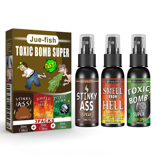 Fart Spray, April Fool's Day Pooper Toy Spoof Stink Entertainment Poop Hell Bomb Smell eprolo