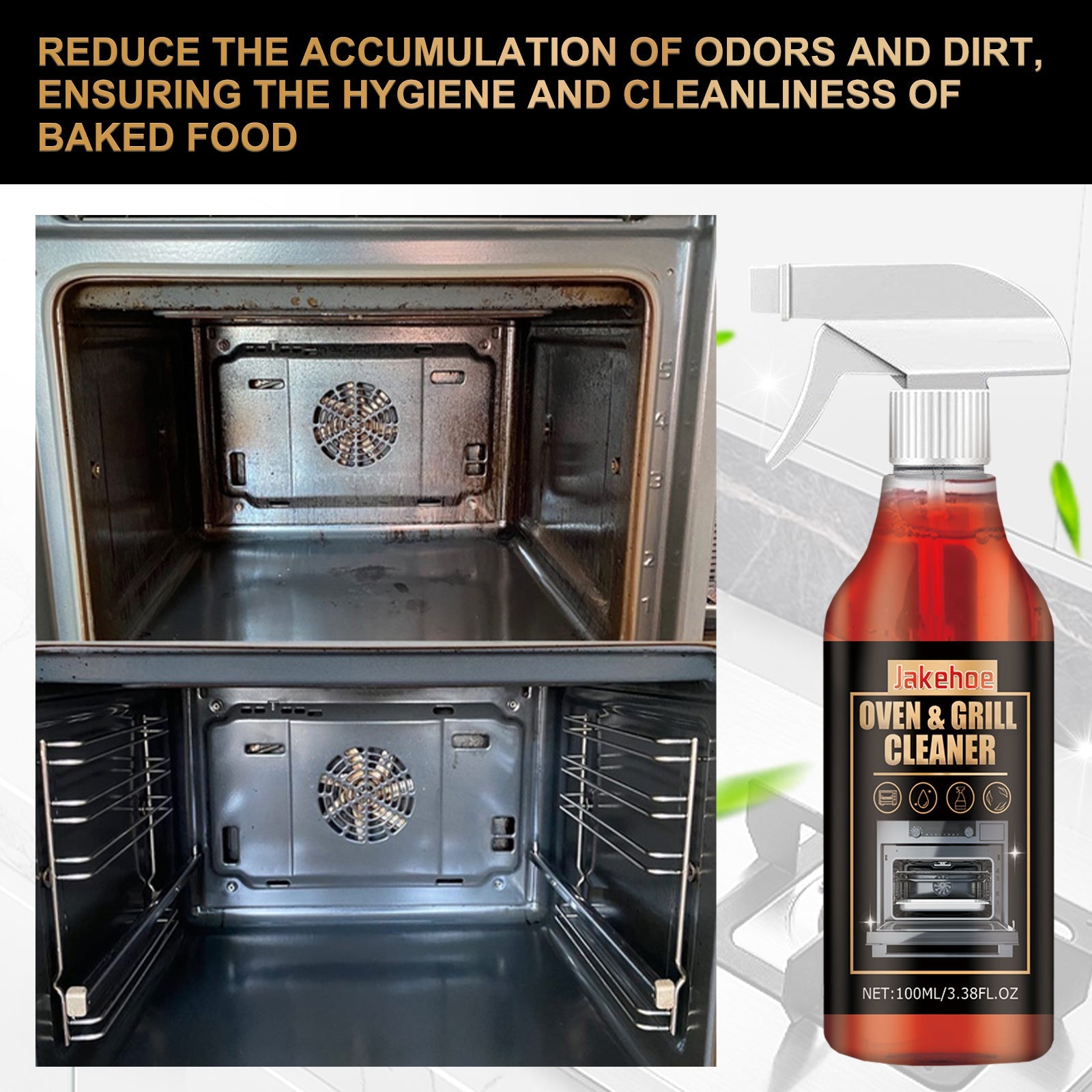 Oven & Grill Cleaner, Oven Grill Special Decontamination, Deodorization, Odor, Odor And Oil Remover eprolo