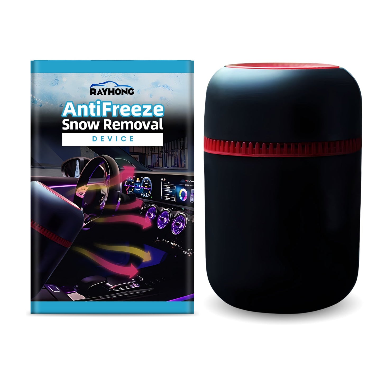 Snow Remover, Car Windshield Defogging Deicing Quick Snow Melting Portable Heater eprolo