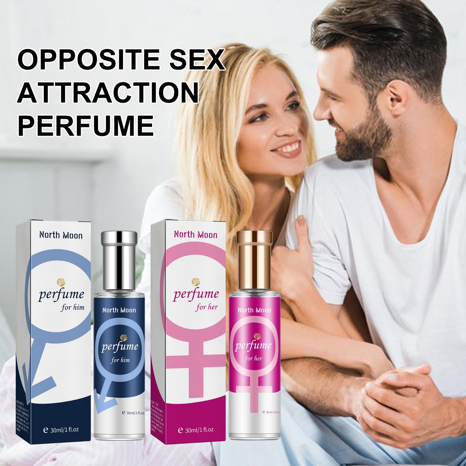 Opposite Sex Attraction Perfume, Natural Fresh Lasting Fragrance Release Charm Couple Dating Atmosphere Perfume eprolo