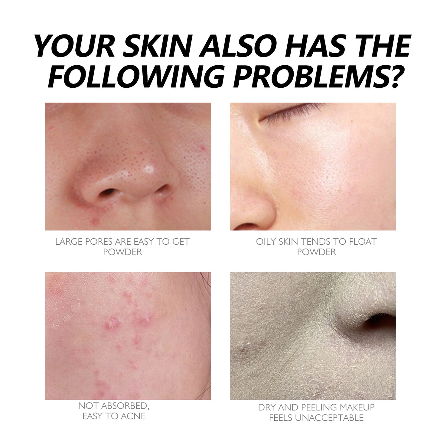 3 In 1 Color Correcting Cream, Cover Dark Spots, Moisturize Skin Care And Isolate Foundation eprolo