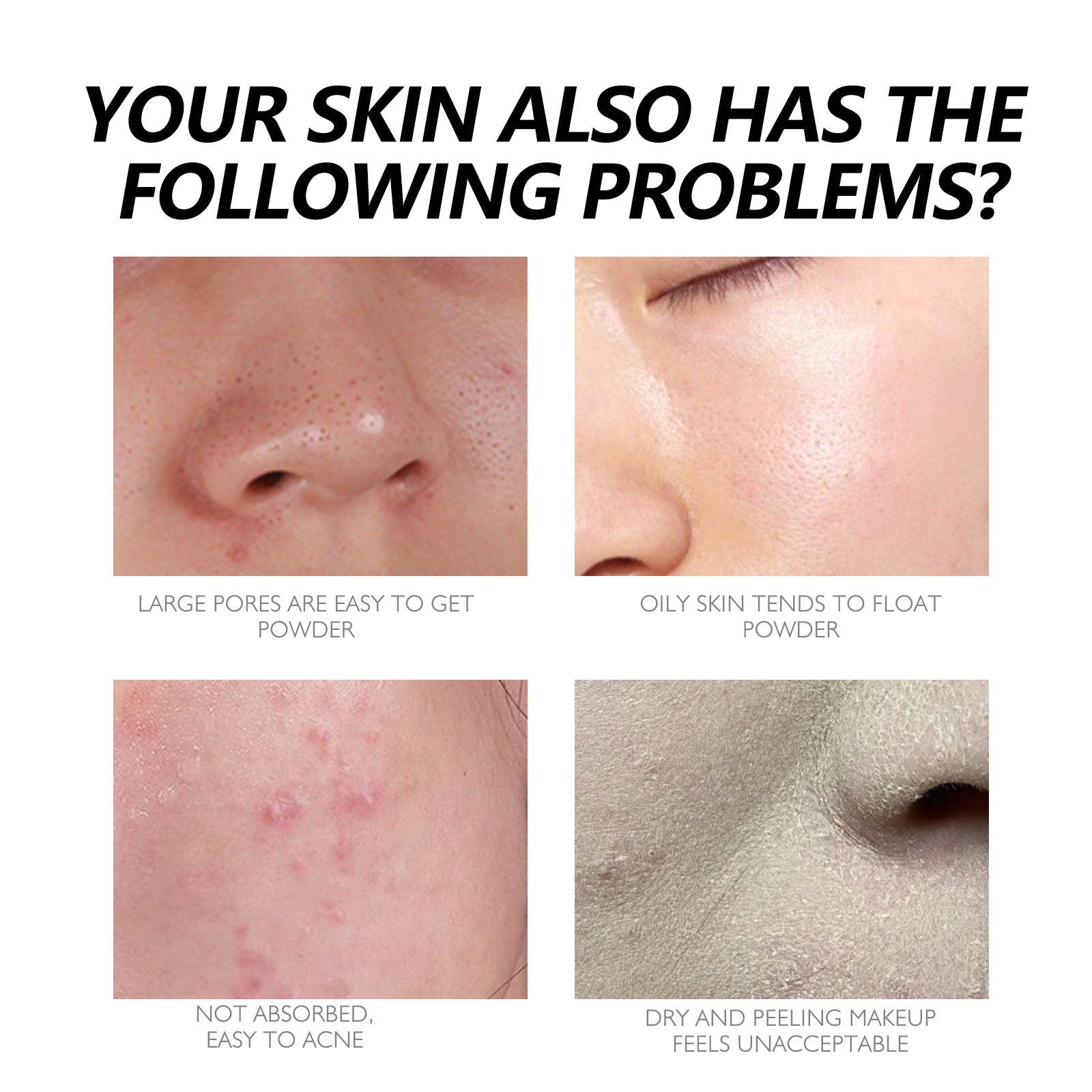 3 In 1 Color Correcting Cream, Cover Dark Spots, Moisturize Skin Care And Isolate Foundation eprolo
