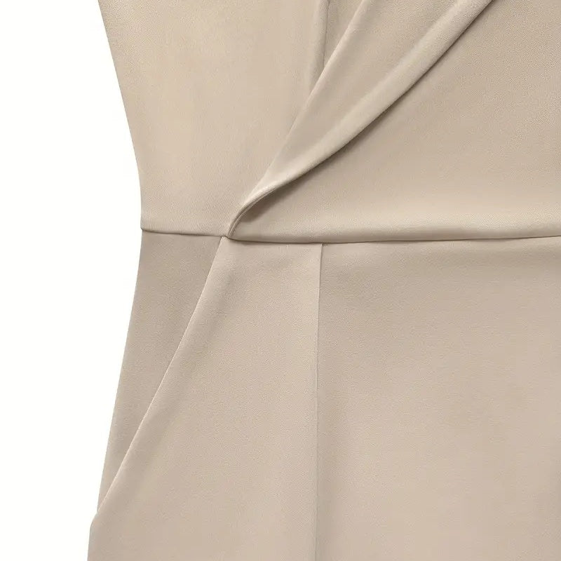 Women's V-Neck Short Dress With Pockets - Long Sleeve Belted Casual Fall Dress ferrersa