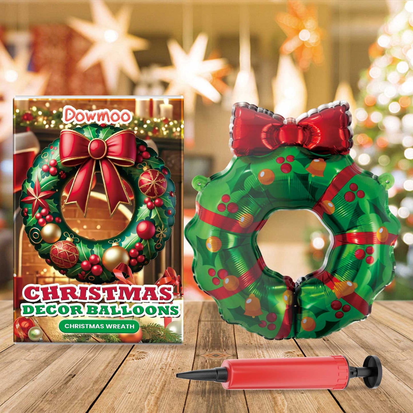 Christmas Balloons Balloon Standing Santa Claus Reindeer Christmas Tree Event Atmosphere Arrangement eprolo