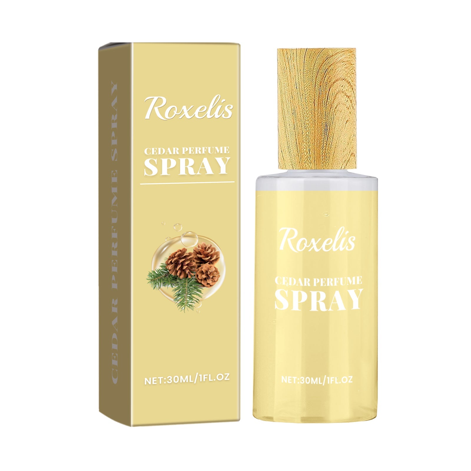 Roxelis Cedar Eau De Toilette Natural Wood Fragrance Fresh Light Flowers Glow Elegant Romantic Temperament Elegant Leave Fragrance eprolo