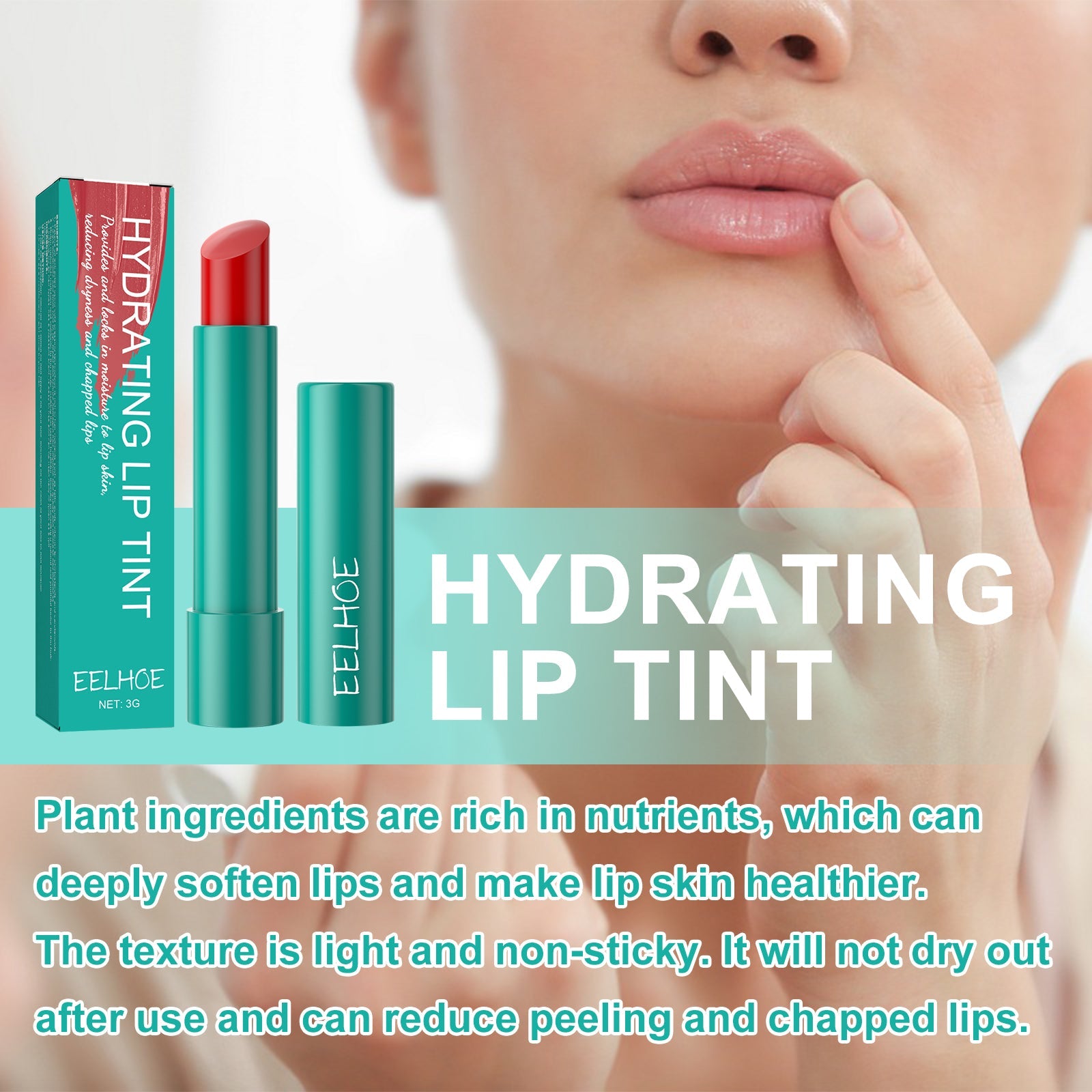 Moisturizing Lip Gloss, Reduce Lip Lines, Dry, Cracked, Dead Skin, Moisturizing, Plump, Plump, Toot Lip Gloss eprolo