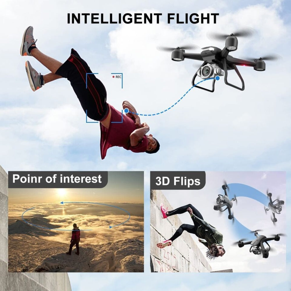 V14 Professional Drone 6K HD Dual Camera Wifi FPV Portable RC Quadcopter 2 BATTERY,Drones Suitable For Adults & Beginners.Logistics Is Randomly Sent By UPS,USPS,Self-pickup. DC-Powered by People