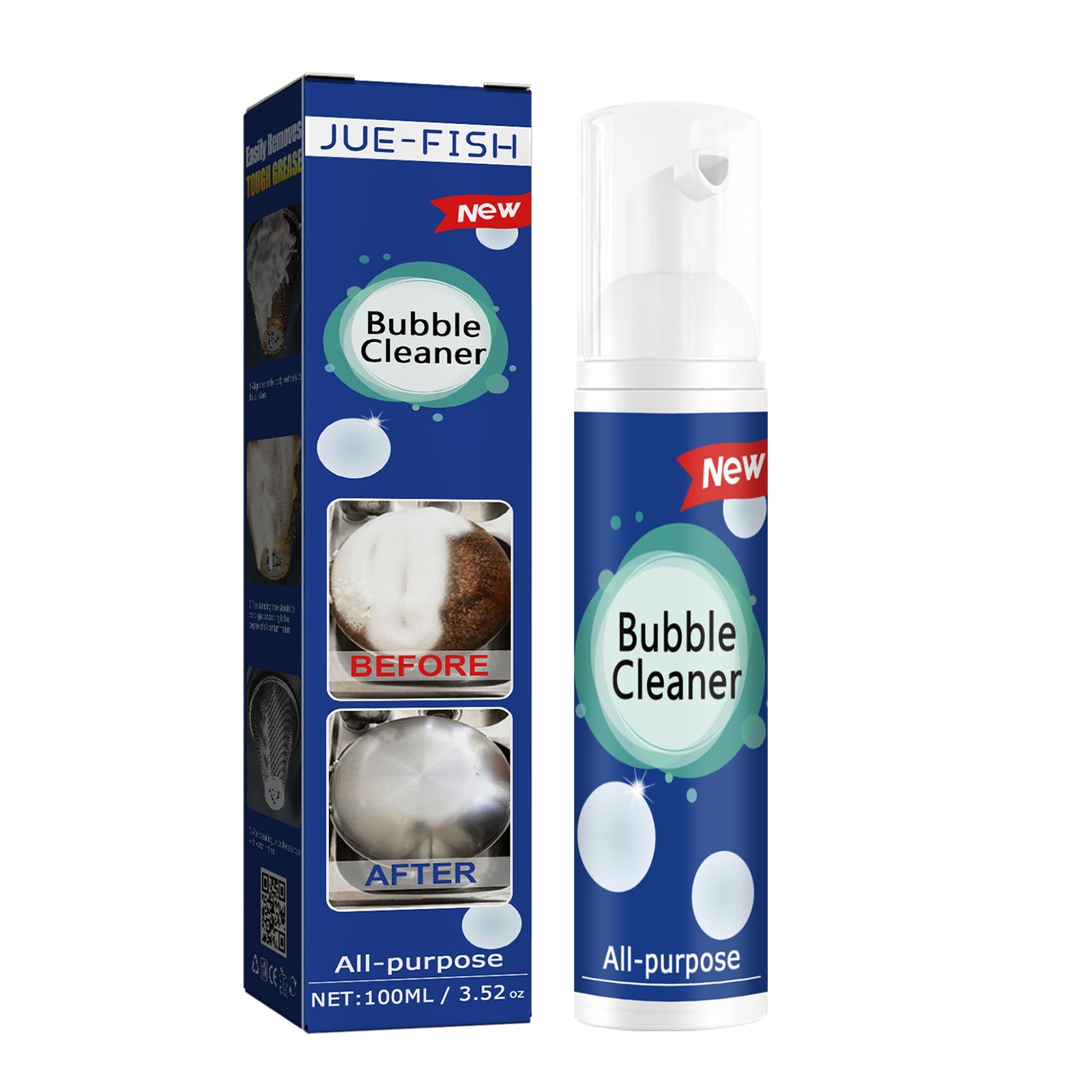 Oil Foam Cleaner Multi-Purpose Heavy Oil Foam Cleaner For Kitchen Stove Hood eprolo