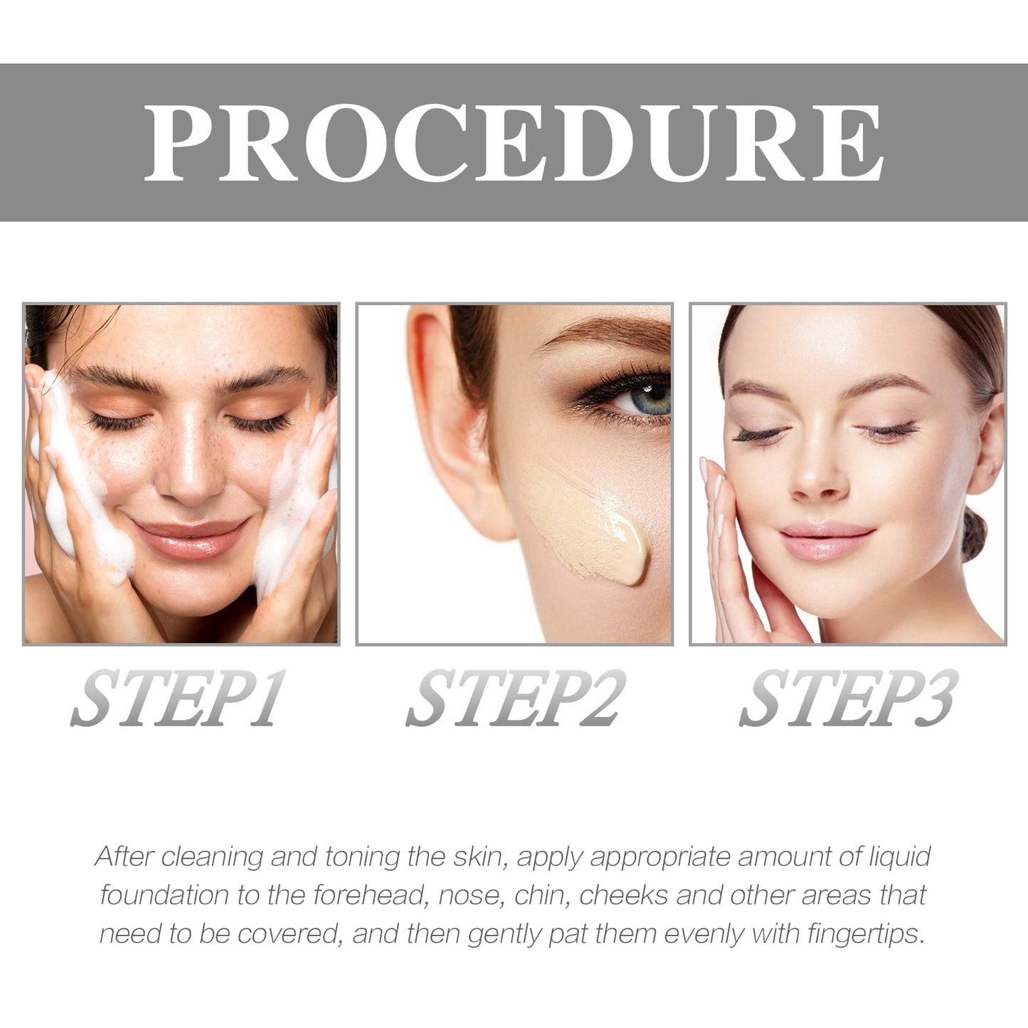 3 In 1 Color Correcting Cream, Cover Dark Spots, Moisturize Skin Care And Isolate Foundation eprolo