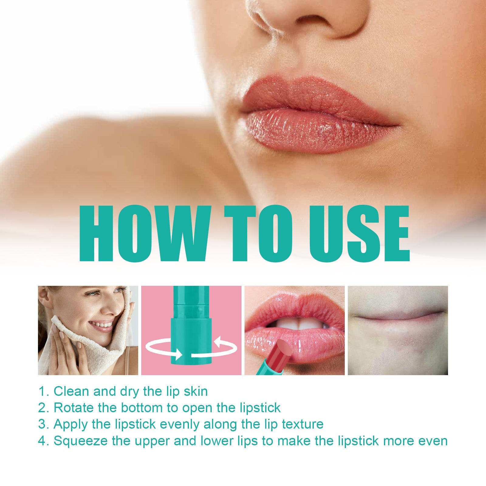 Moisturizing Lip Gloss, Reduce Lip Lines, Dry, Cracked, Dead Skin, Moisturizing, Plump, Plump, Toot Lip Gloss eprolo