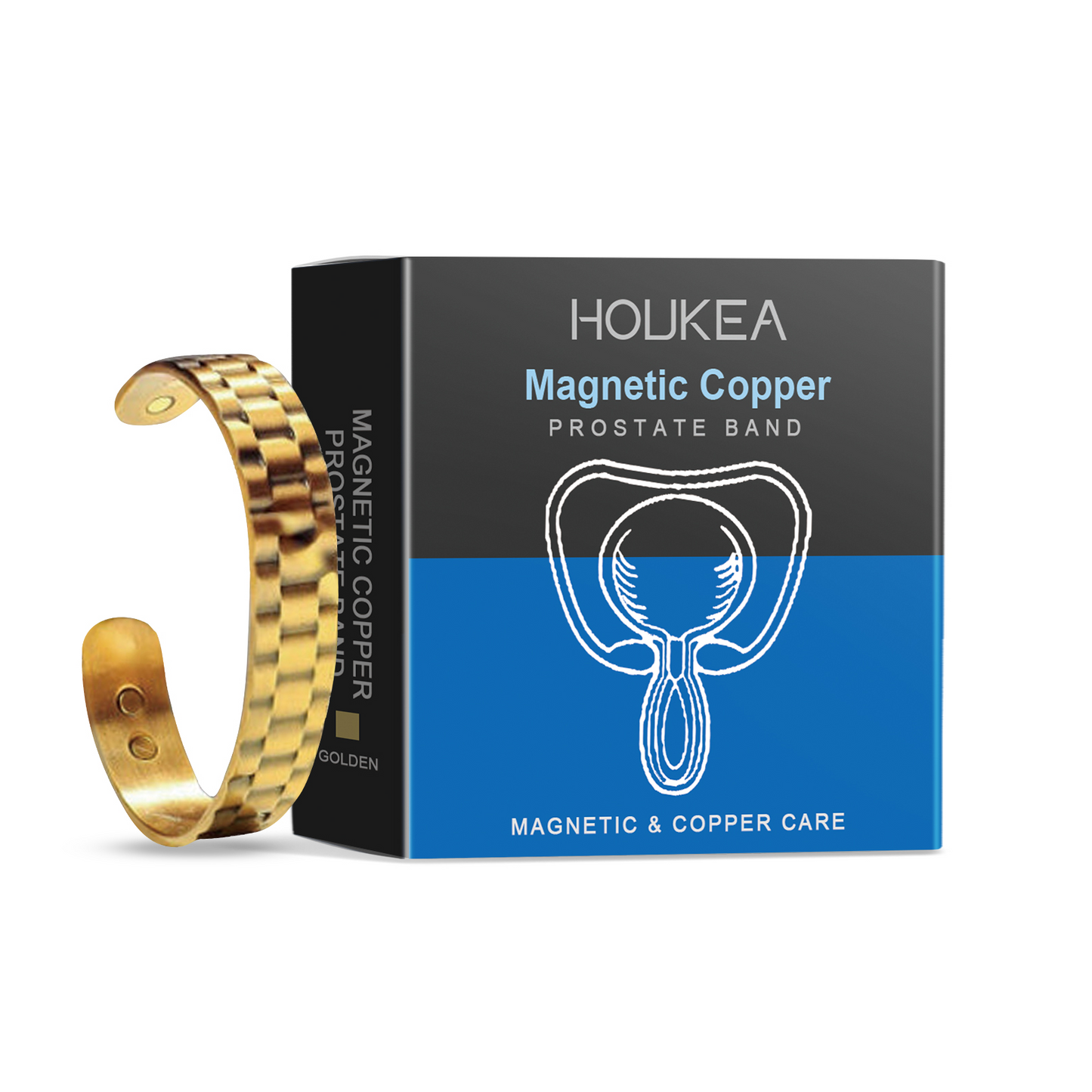 Houkea Men's Care Bracelet, Gentle Relief For Men's Discomfort Body Care Retro Fashion Accessory Bracelet eprolo