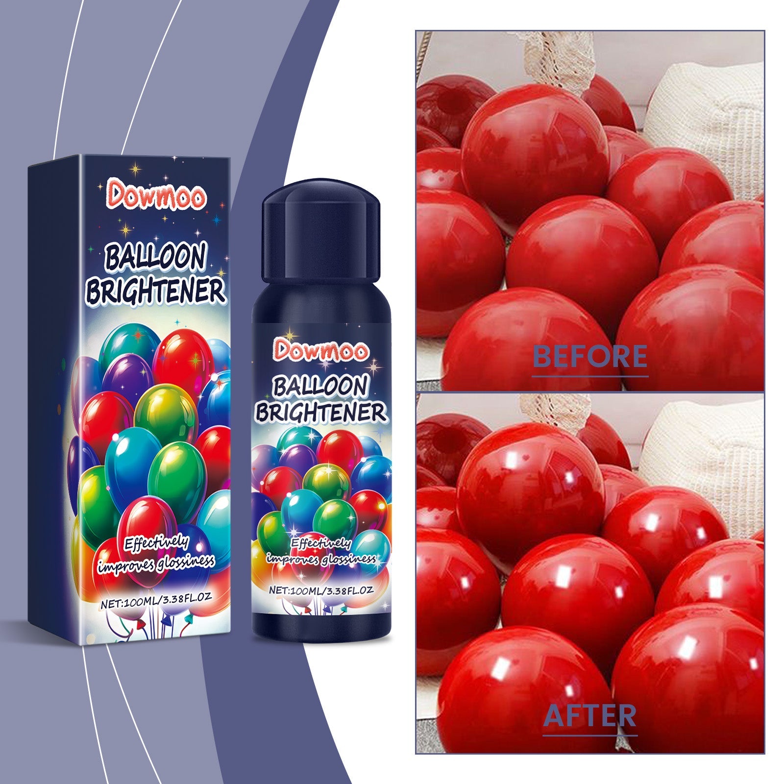 Party Balloon Brightener To Enhance The Party Atmosphere Balloon Long-Lasting Bright Surface Texture Brightener eprolo