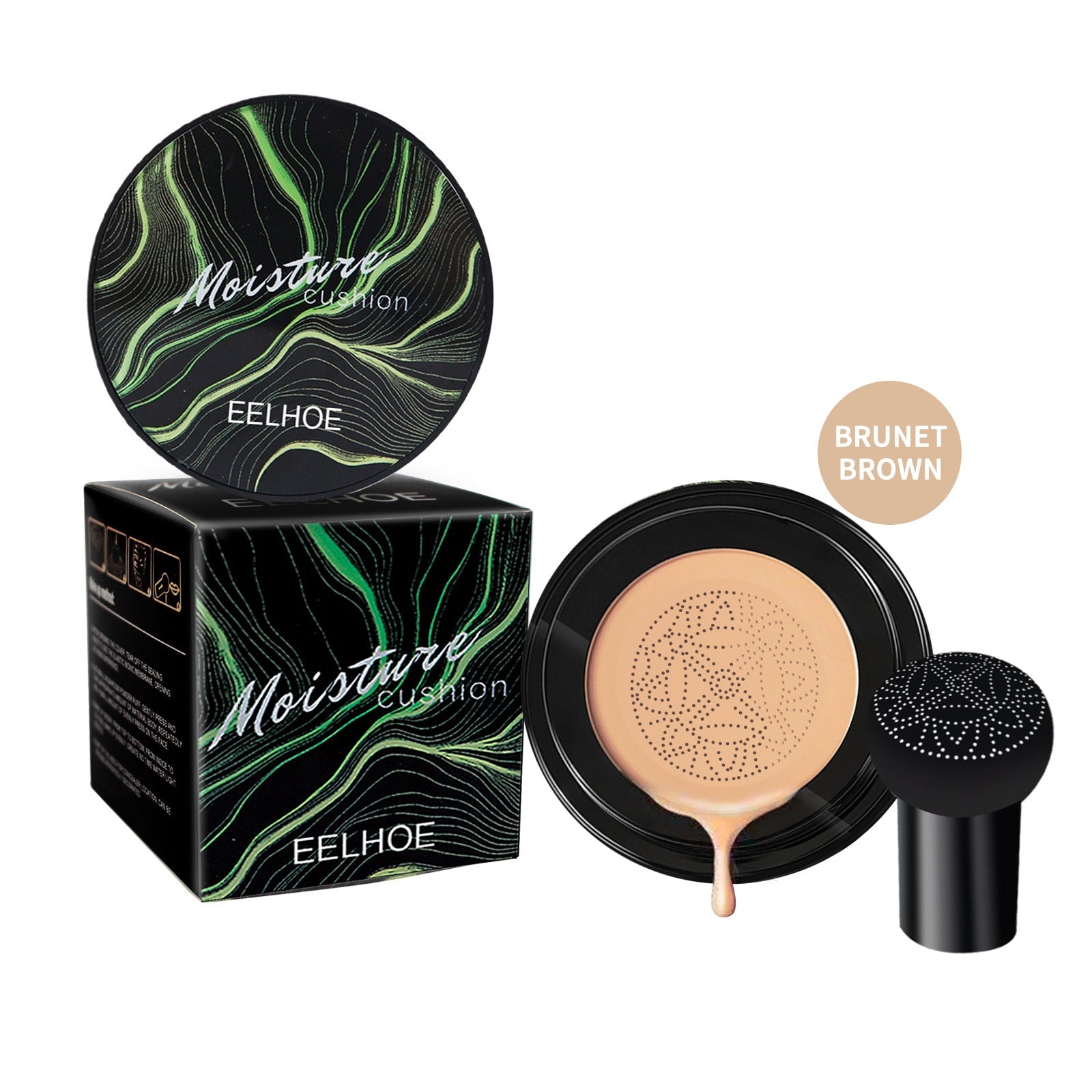 Moisture Cushion, Hides Facial Blemishes And Brighens Natural Nude Foundation Cream eprolo