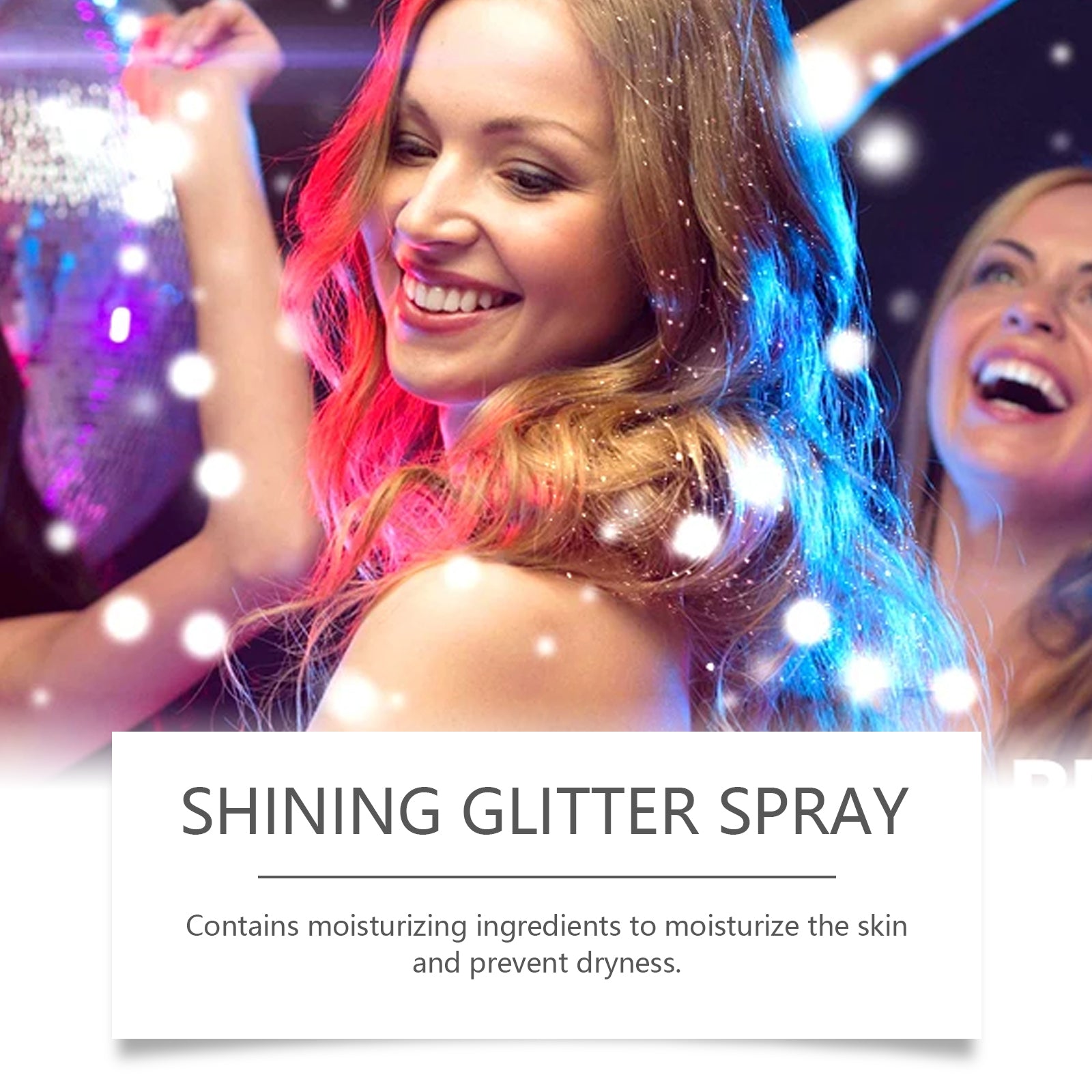 Stage Makeup Glitter Spray Facial Clavicle Brightening Glitter Natural Stereoscopic Long-Lasting Highlighter Spray eprolo