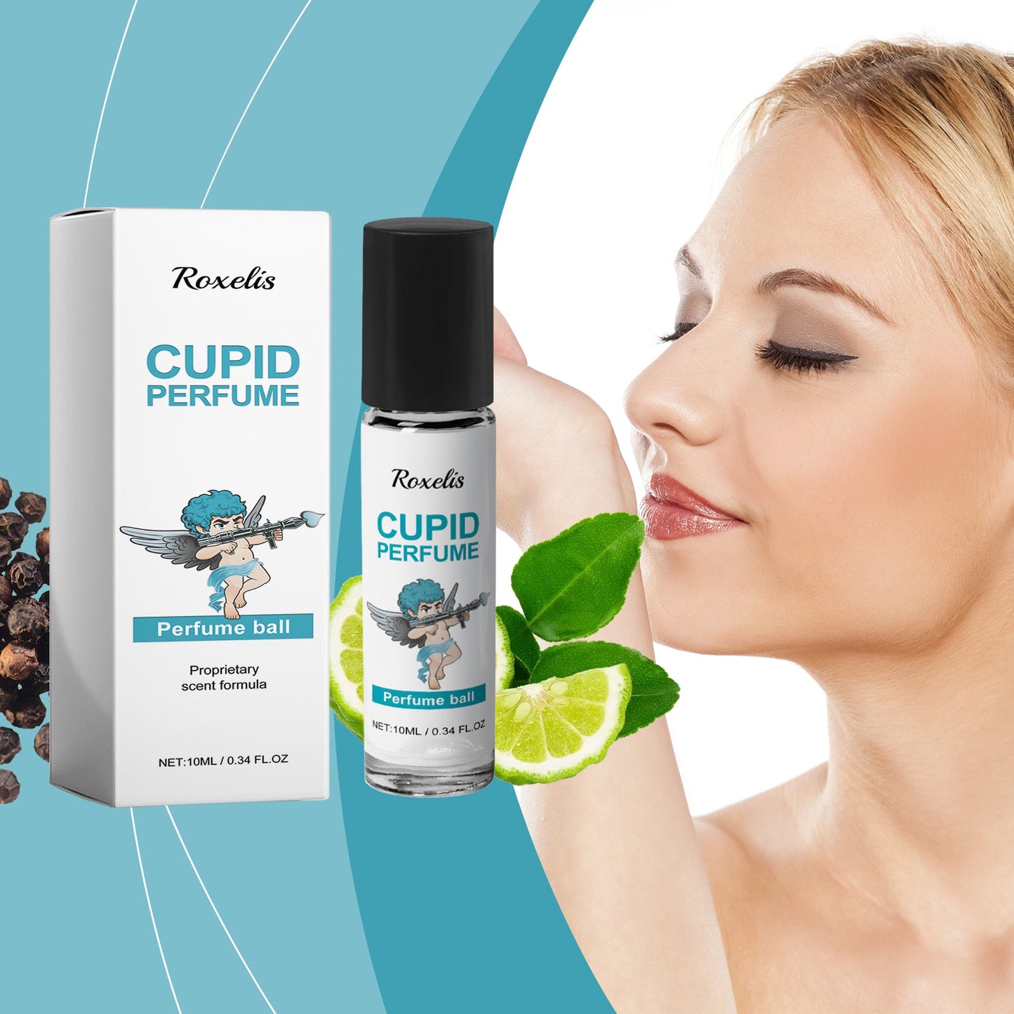Cupid Series Ball Perfume Fresh Cologne Tone Light Elegant Lasting Fragrance Dating Charm Perfume eprolo