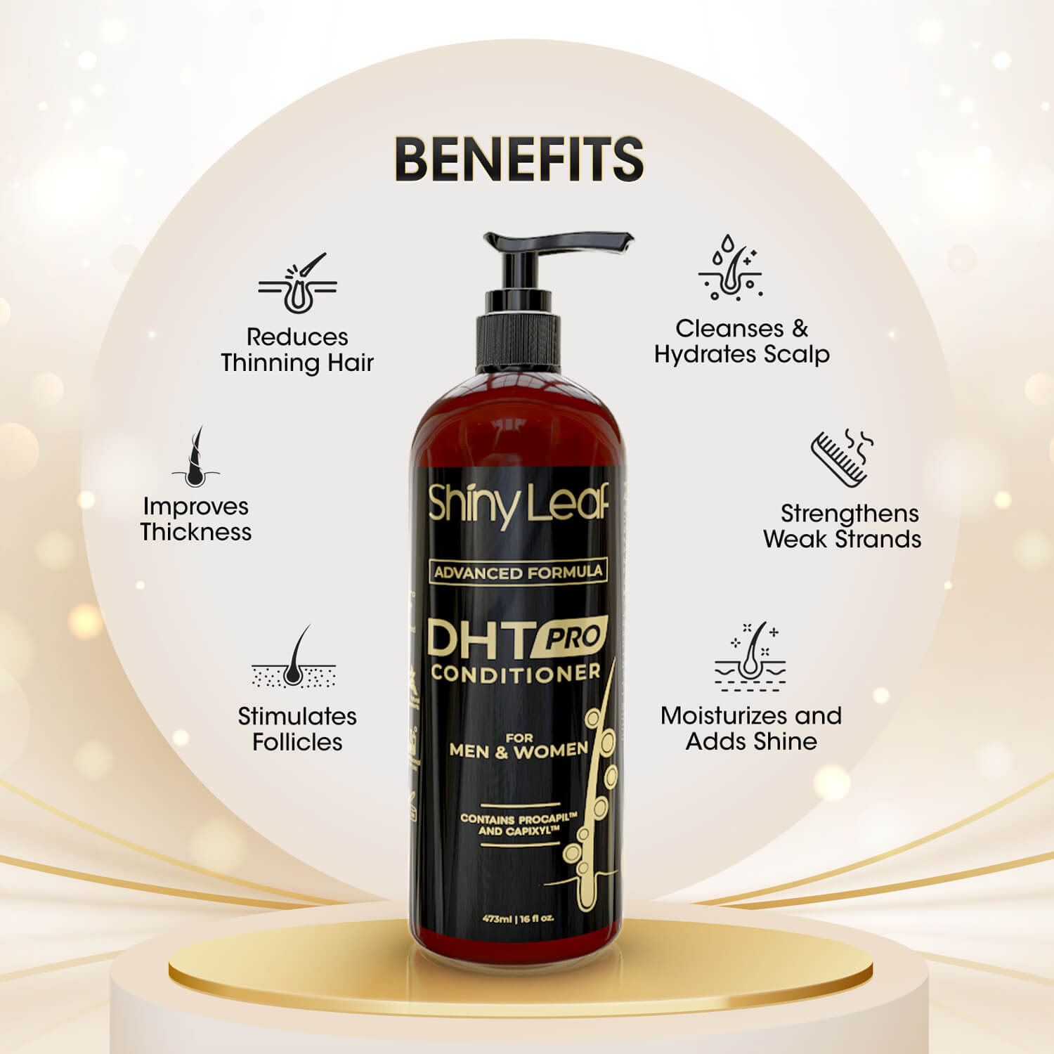 DHT Pro Conditioner with Procapil and Capixyl Shiny Leaf