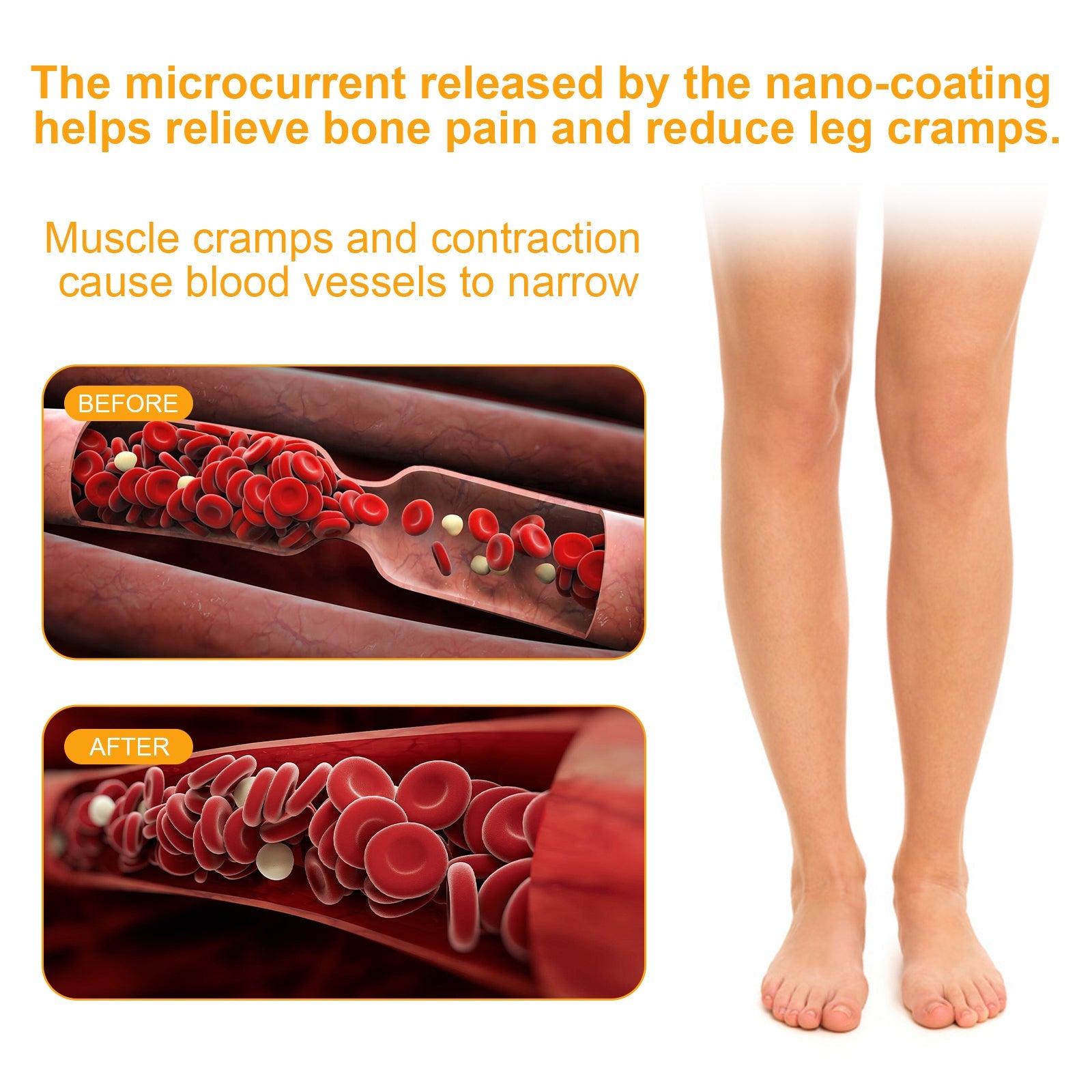 Warm Socks, Ease Leg Soreness And Discomfort Breathable Comfortable Non-Slip Foot Care Massage Socks eprolo