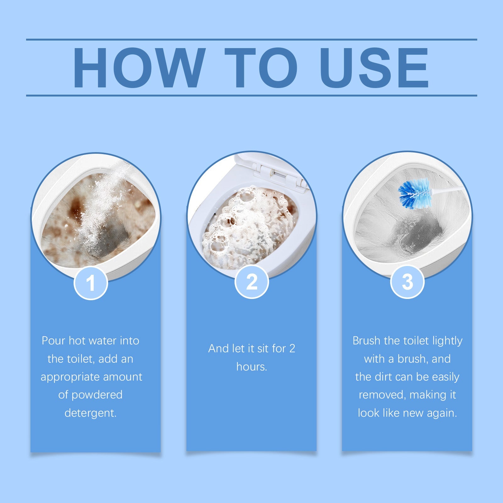Jakehoe Toilet Cleaning Powder, A Household Toilet And Bathroom Cleaning Agent For Removing Dirt And Urine Stains, Is A Fragrant Toilet Cleaner eprolo