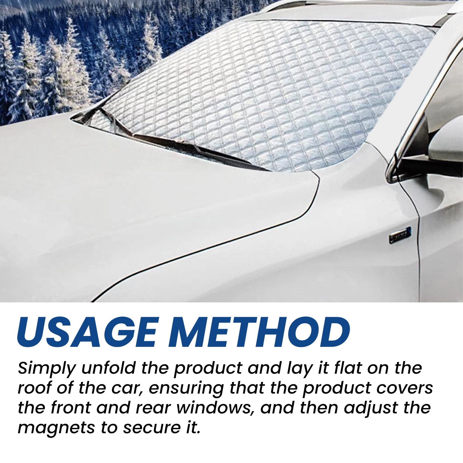 Snow Cover, Car Clothing Snow Shield Windscreen Winter Window Frost-proof Ice-proof And Snow-proof Cover eprolo