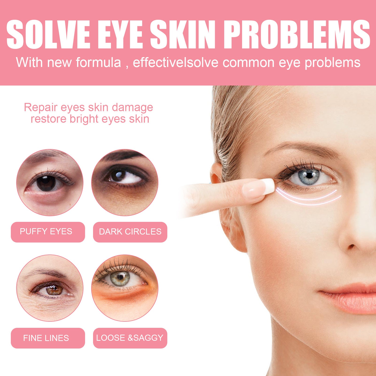Women Extra Renewing Rosehip Eye Balm For Face Lifting Moisturizing Balm Stick Deep Hydration Moisturizer Eye Care eprolo