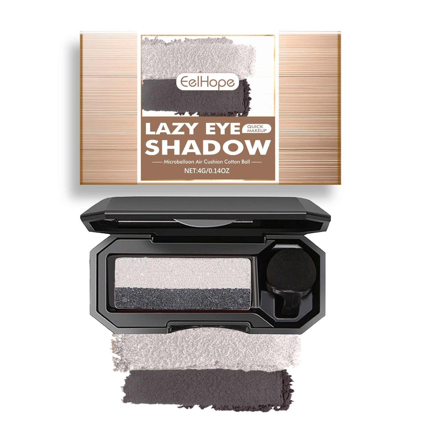 Lazy Eye Shadow, Natural Development Pearlescent Matte Beginner Daily Makeup Glitter Eyeshadow eprolo
