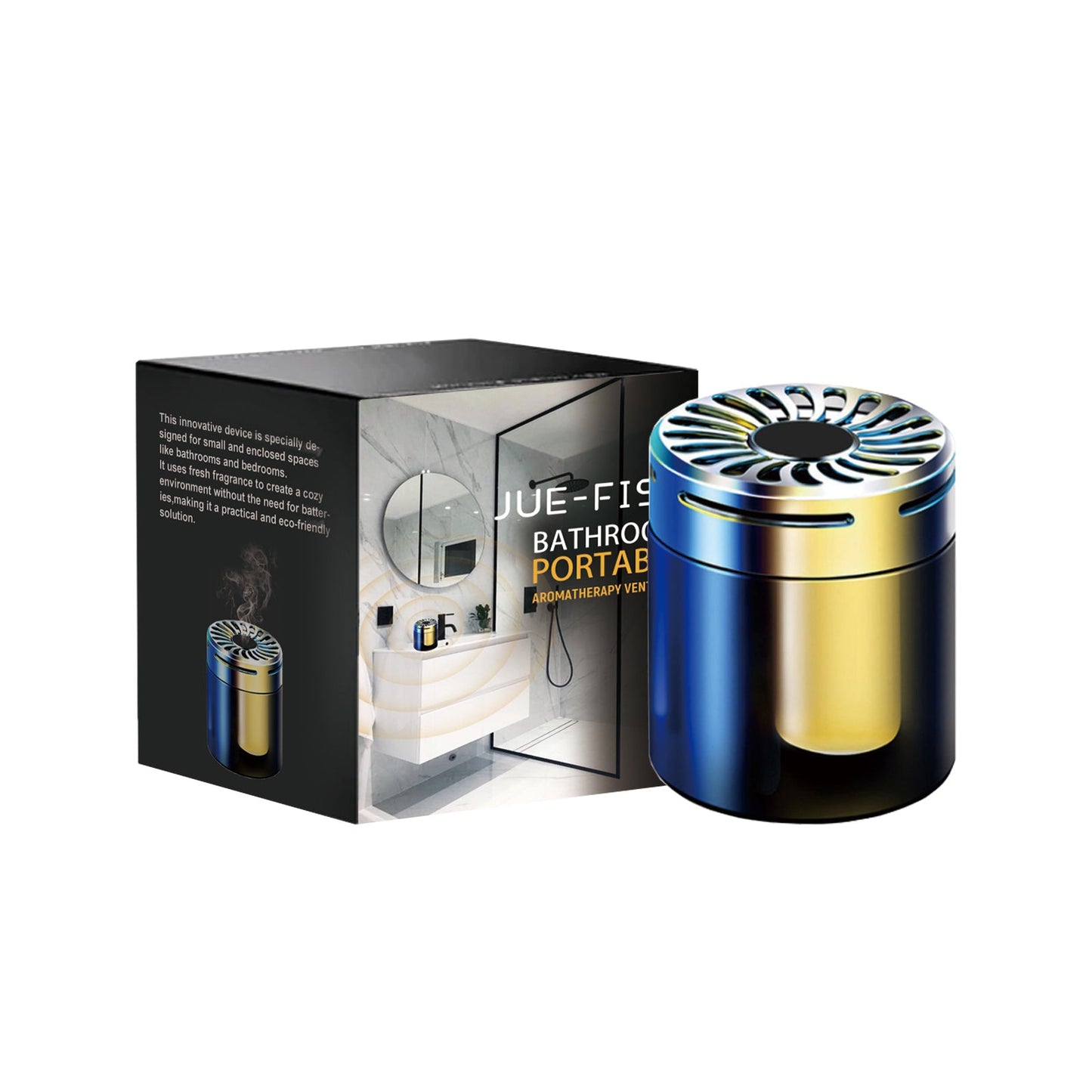 Bathroom Portable Ventilation Aromatherapy, Car Aromatherapy Bathroom Bedroom Deodorant Adornment eprolo