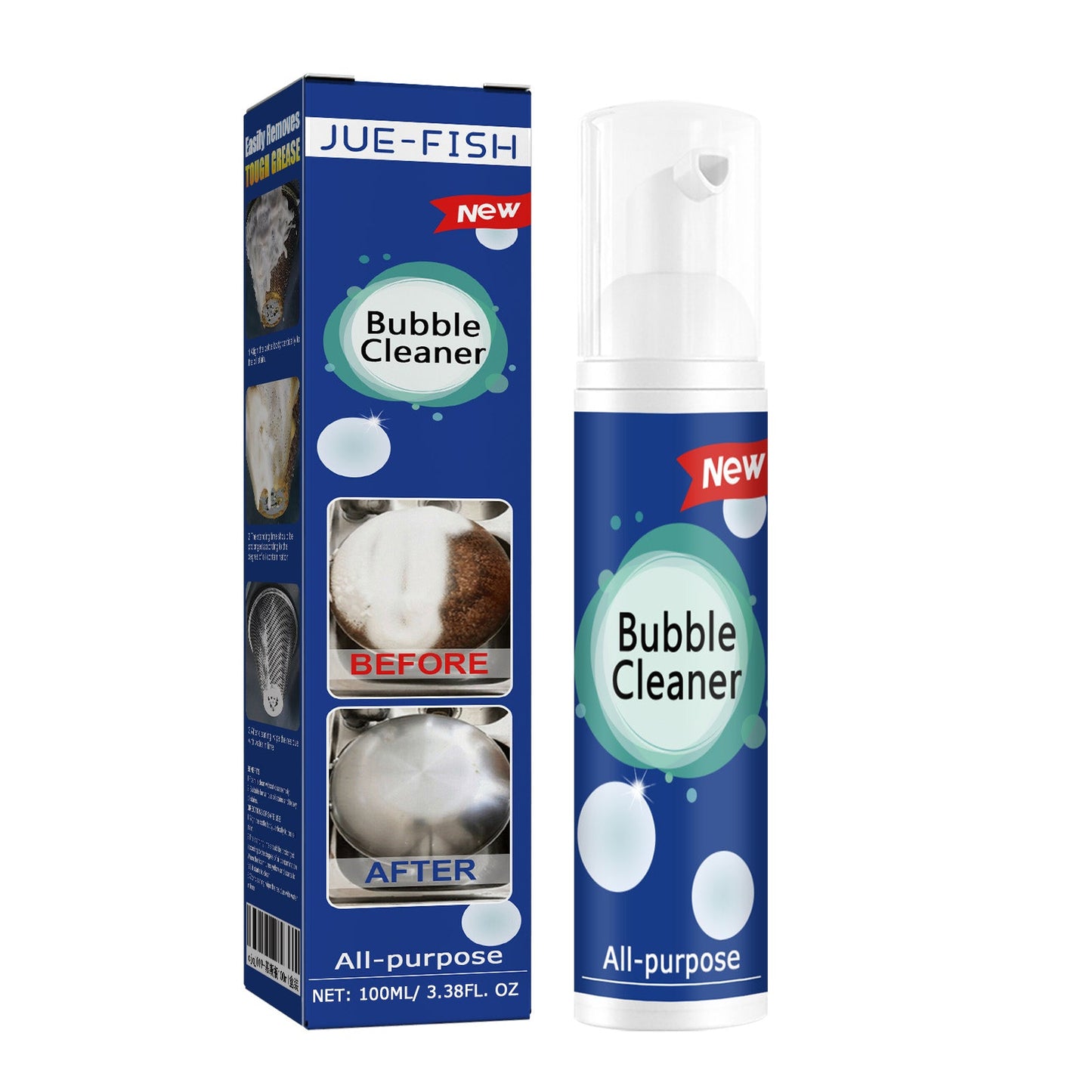 Oil Foam Cleaner Multi-Purpose Heavy Oil Foam Cleaner For Kitchen Stove Hood eprolo
