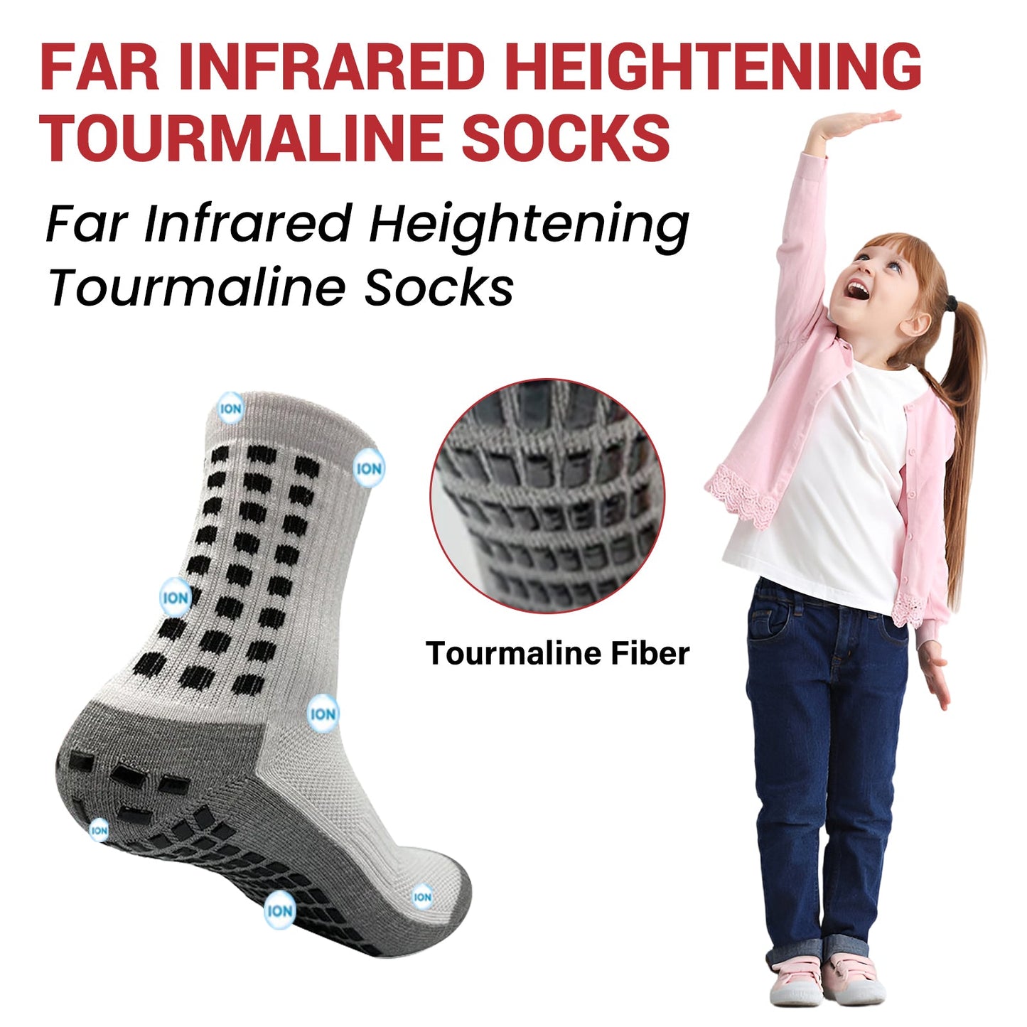 Ionic Socks, Winter Outdoor Foot Warm Skin Breathable Comfortable Warm Body High Care Massage Socks eprolo