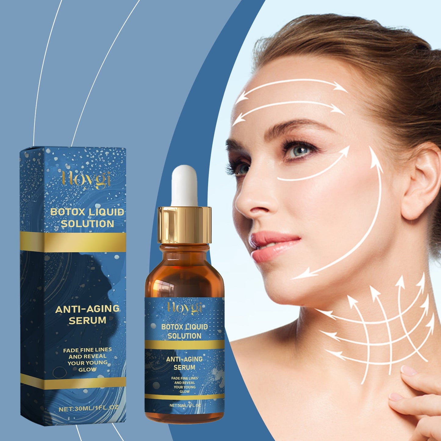 Hoygi Anti-Aging And Anti-Wrinkle Essence Lightens The Skin, Lifts It, Moisturizes, Hydrates, And Brightens The Skin eprolo