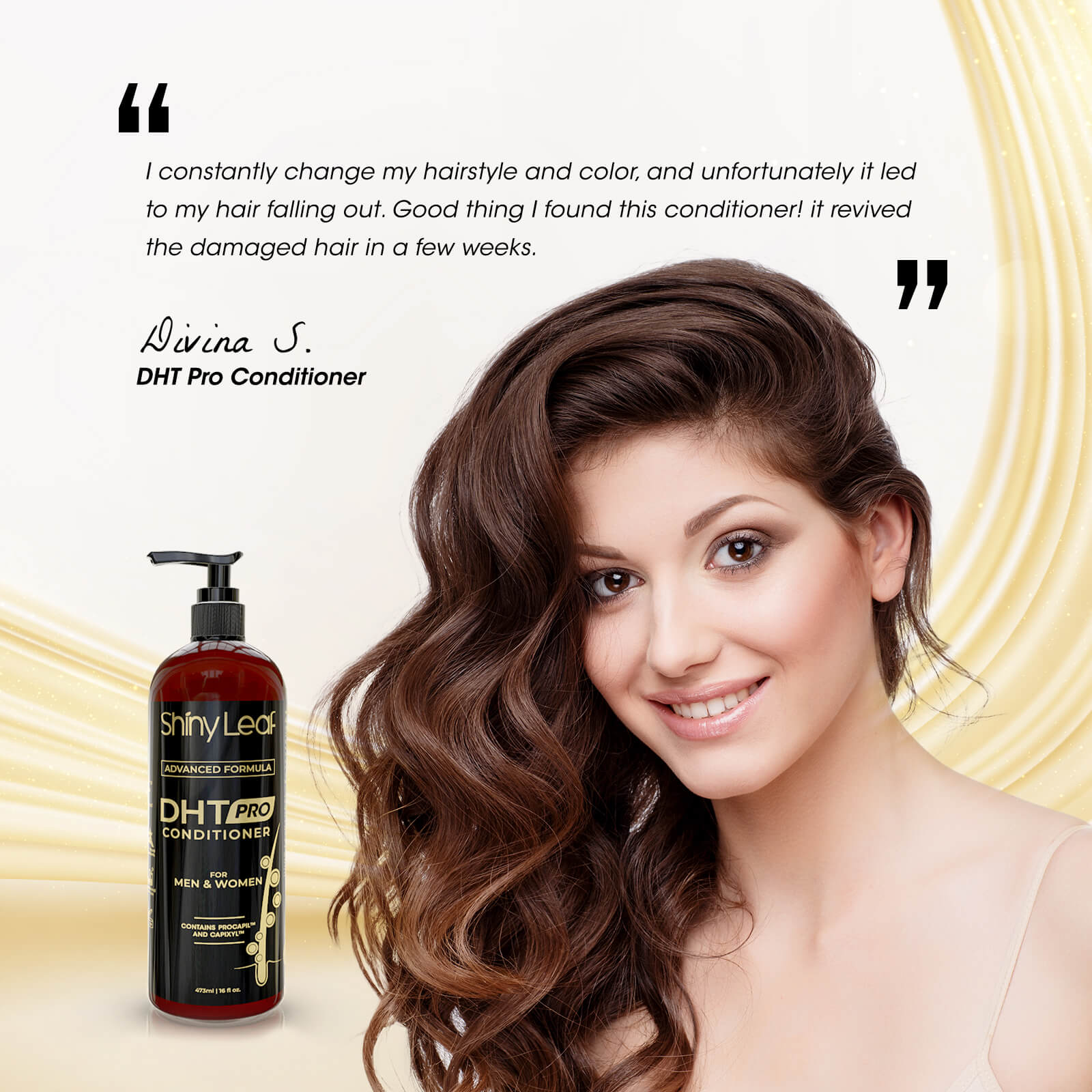 DHT Pro Conditioner with Procapil and Capixyl Shiny Leaf