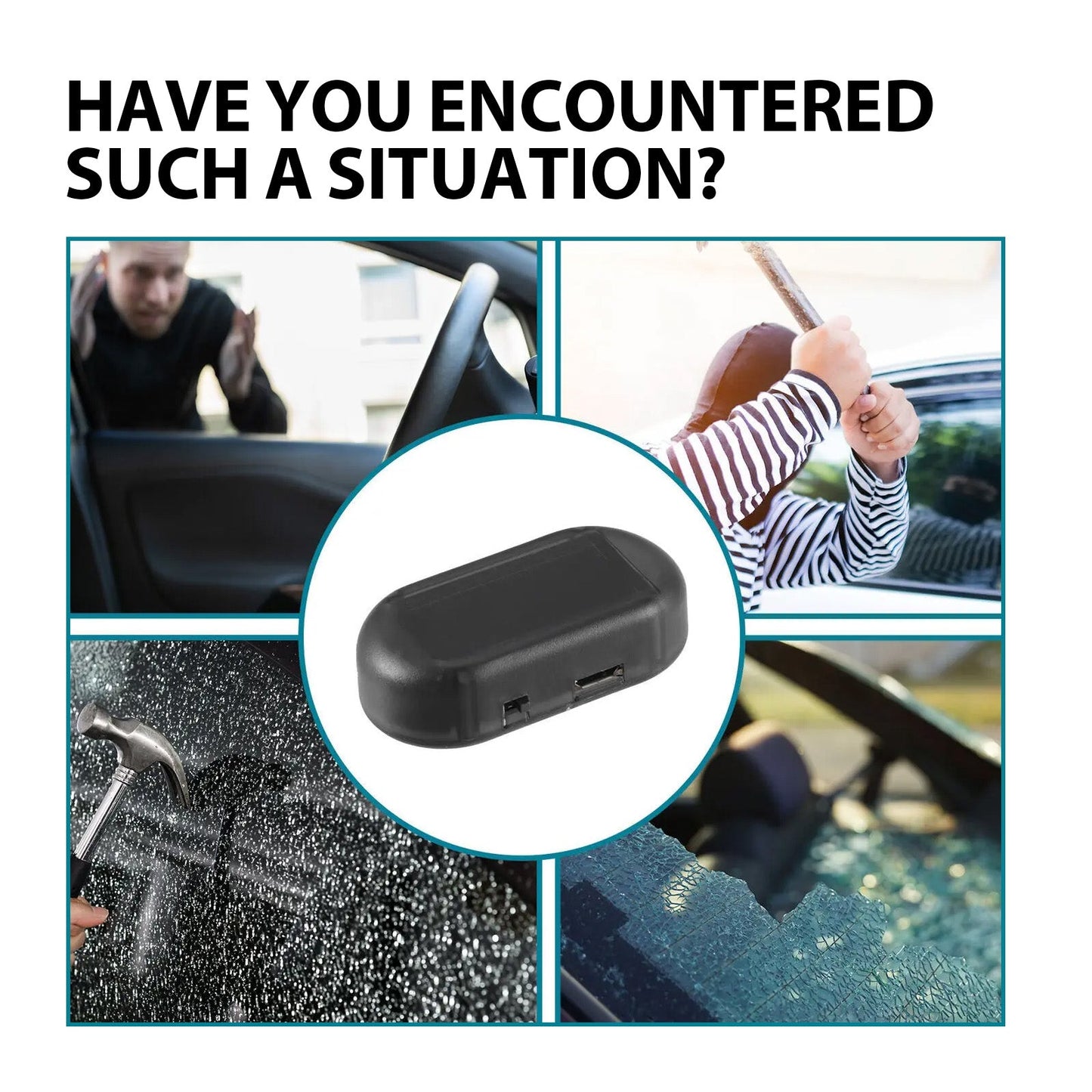 Anti Theft Car Device, Led Car Wiring Refit Explosion-Flashing Induction Anti-Theft Alarm Light eprolo