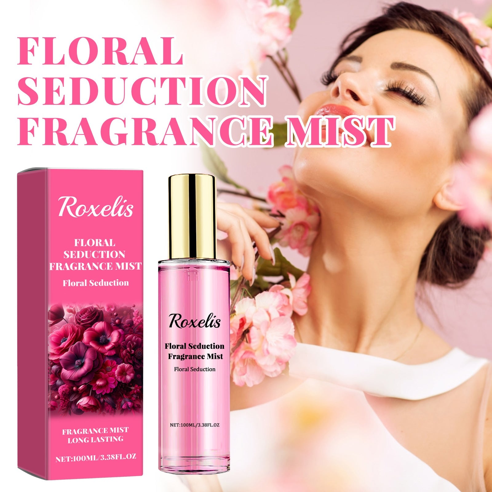 Floral Seduction Fragrance Mist, Lasting Fragrance Fresh And Natural Couples Date With Fragrance To Bring Atmosphere Encounter eprolo