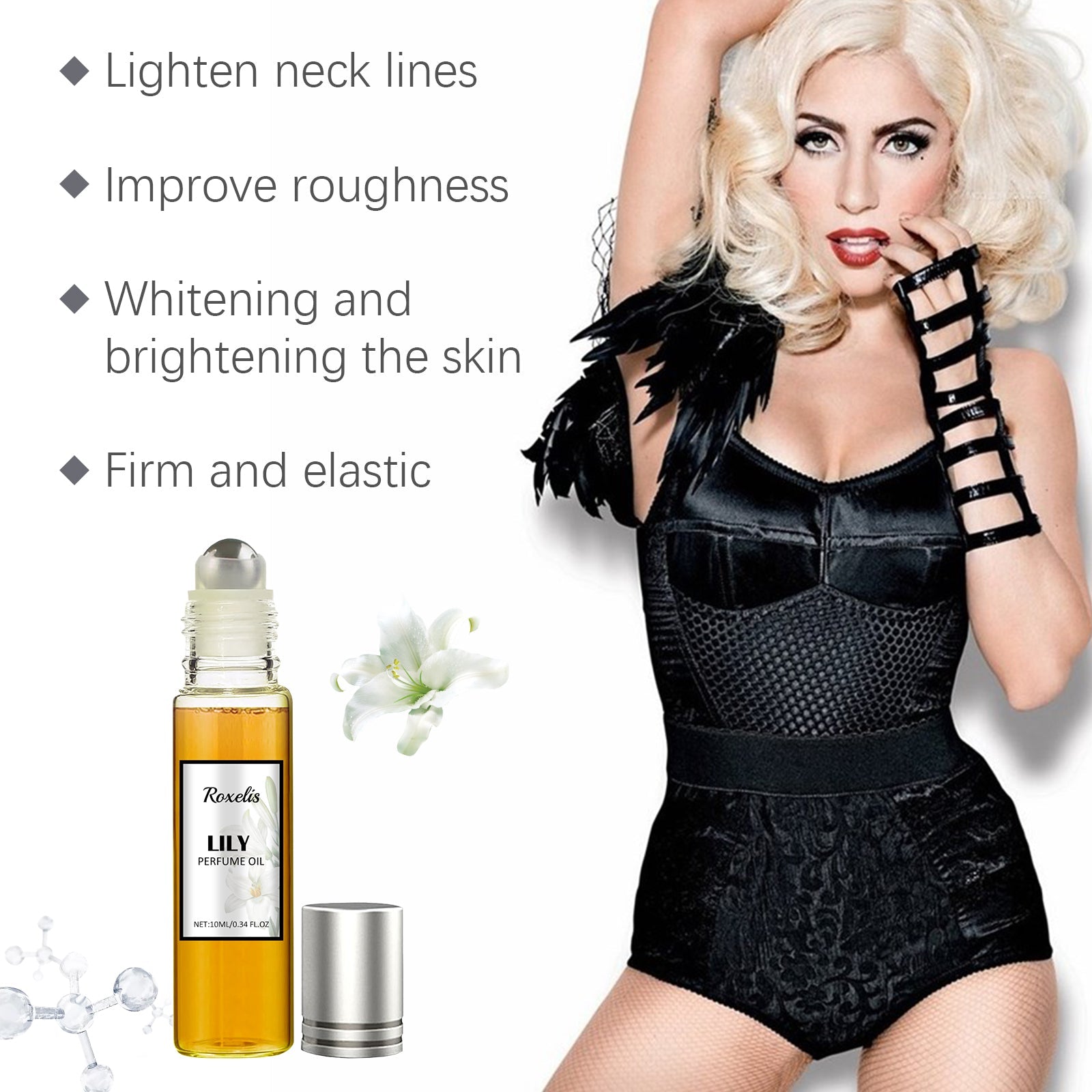 Ladies Pheromone Ball Lily Perfume, Mild And Long-Lasting Fresh Fragrance Portable Fragrance eprolo