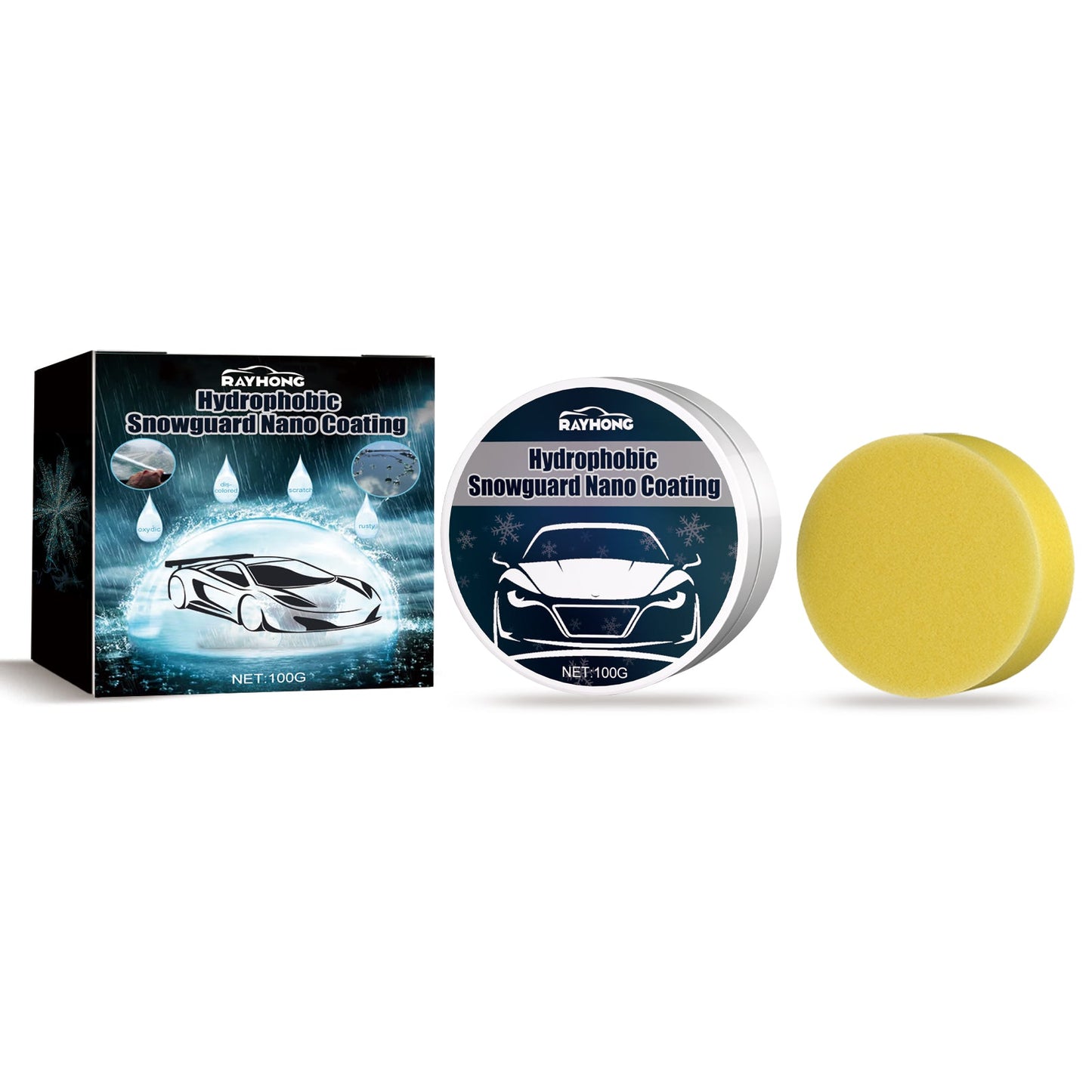Car Snow Removal Cream, Car Snow Removal Windshield Anti-icing Anti-freezing Car Window Defrosting Cream eprolo