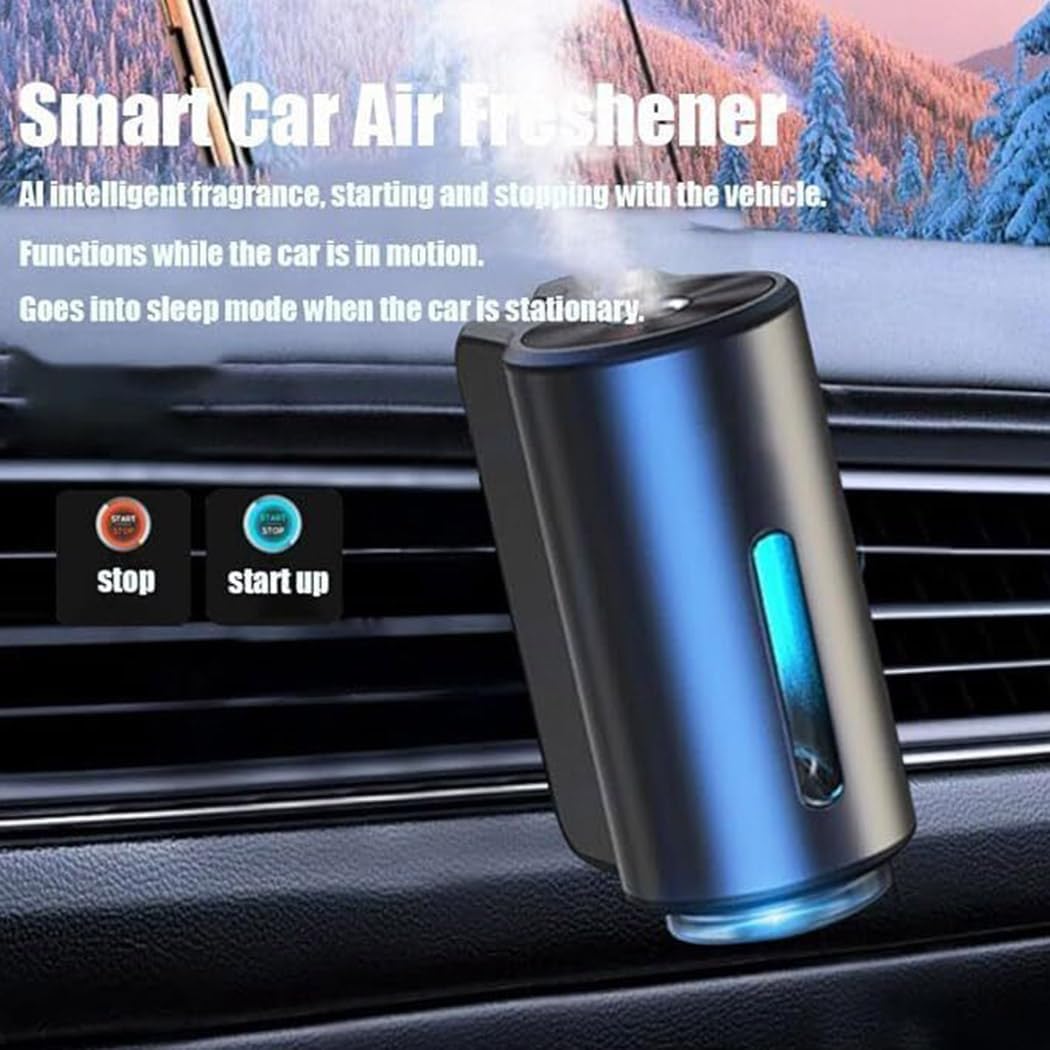 Smart Car Air Freshener Diffuser, Smart Car Air Freshener With Three Adjustable, Aromatizante para Carro Inteligente Intelligent eprolo