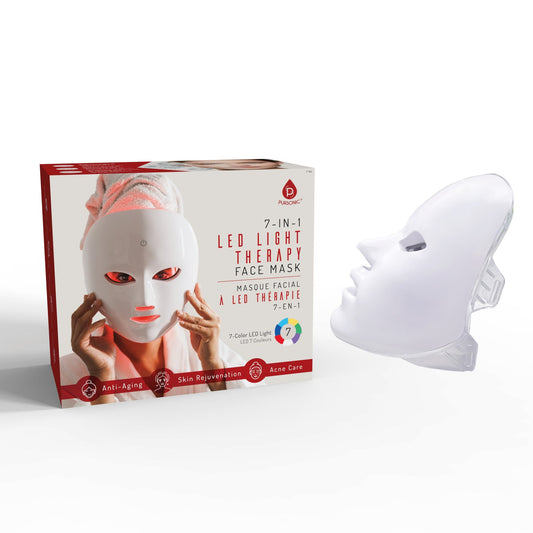 7-in-1 LED Light Therapy Face Mask – Advanced Skincare at Home! DC-PURSONIC