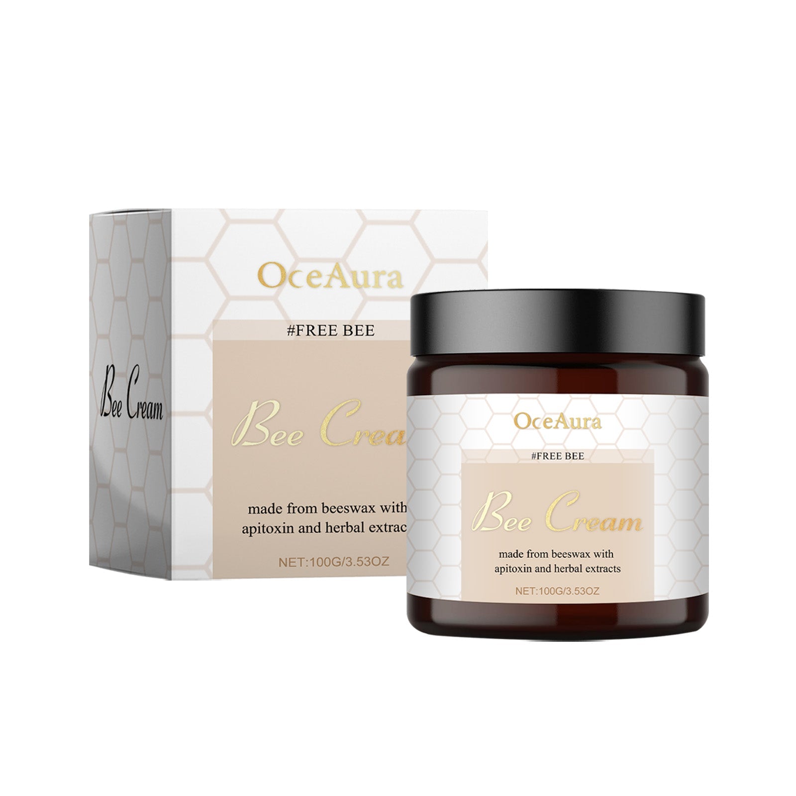 OceAura Bee Venom Care Cream Daily Body Skin Discomfort Moisturizing Moisturizing Massage Topical Cream eprolo