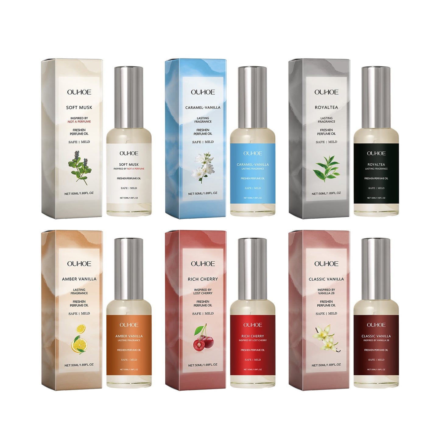 Perfume Oil Series, Small Sweet Portable Elegant Natural Fresh Exudes Charm And Lingering Fragrance eprolo
