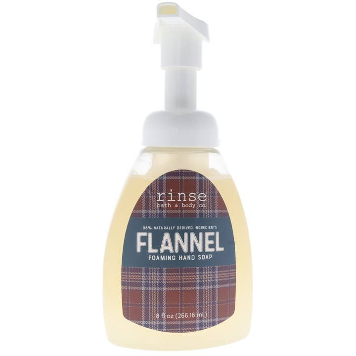 Flannel Foaming Soap Rinse Bath & Body