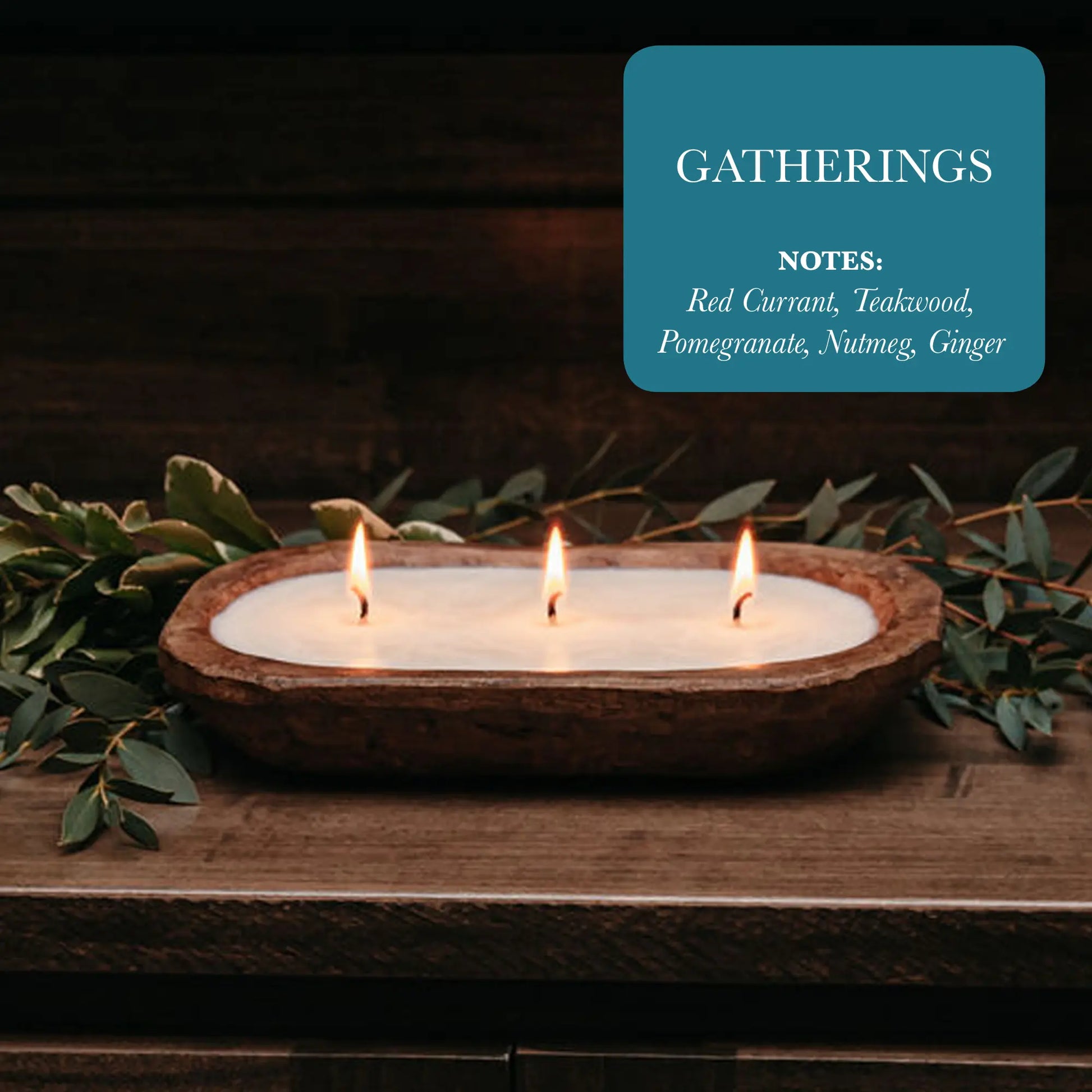 3-Wick Dough Bowl Soy Candle - Gatherings DC-TLC Candle Co.